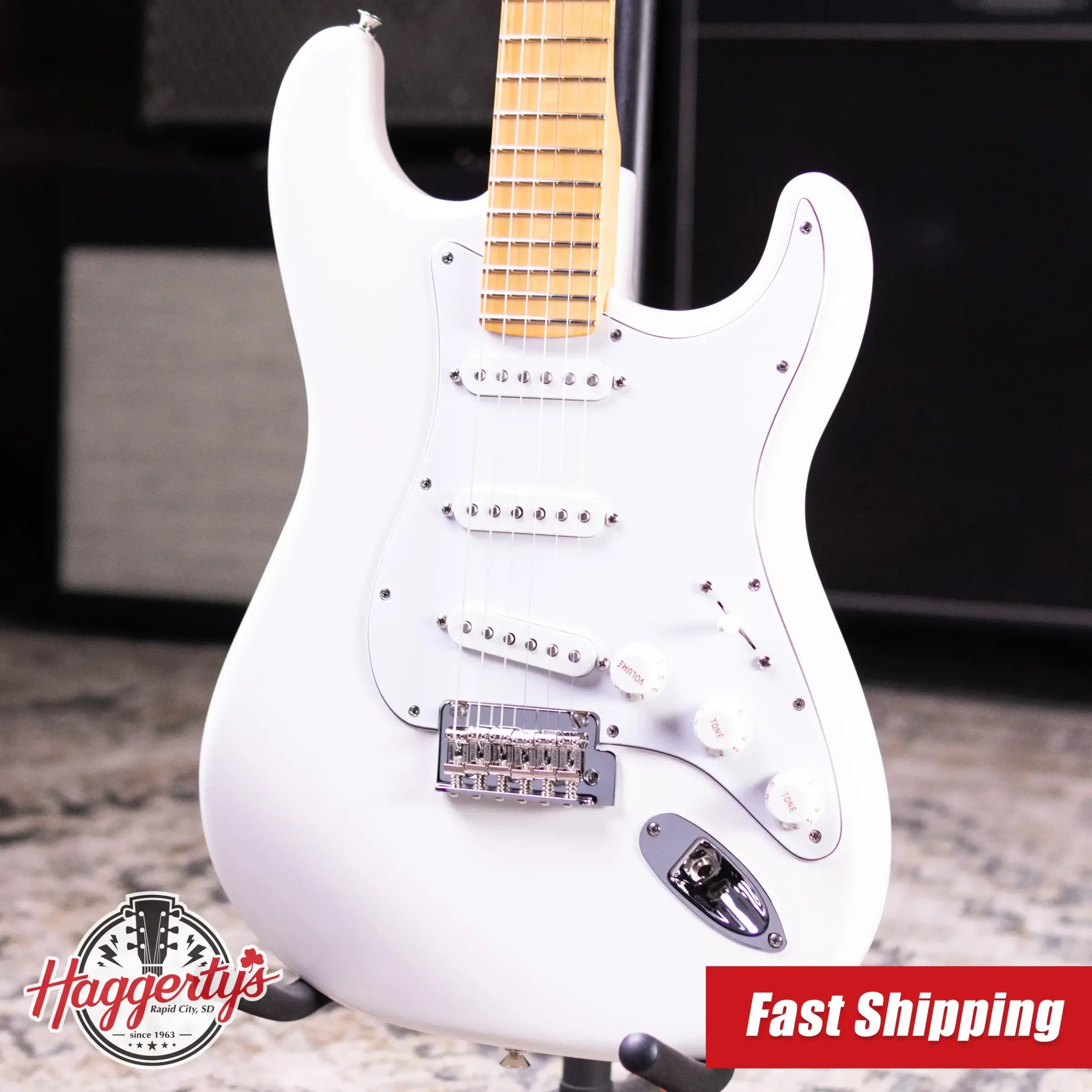Fender Dealer Exclusive Player II Stratocaster Electric Guitar - Polar White with Matching Headstock