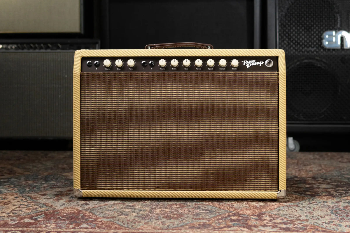 Tone Pump Custom Guitar Amplifier with Weber DT-12 Speaker -Tweed - Used