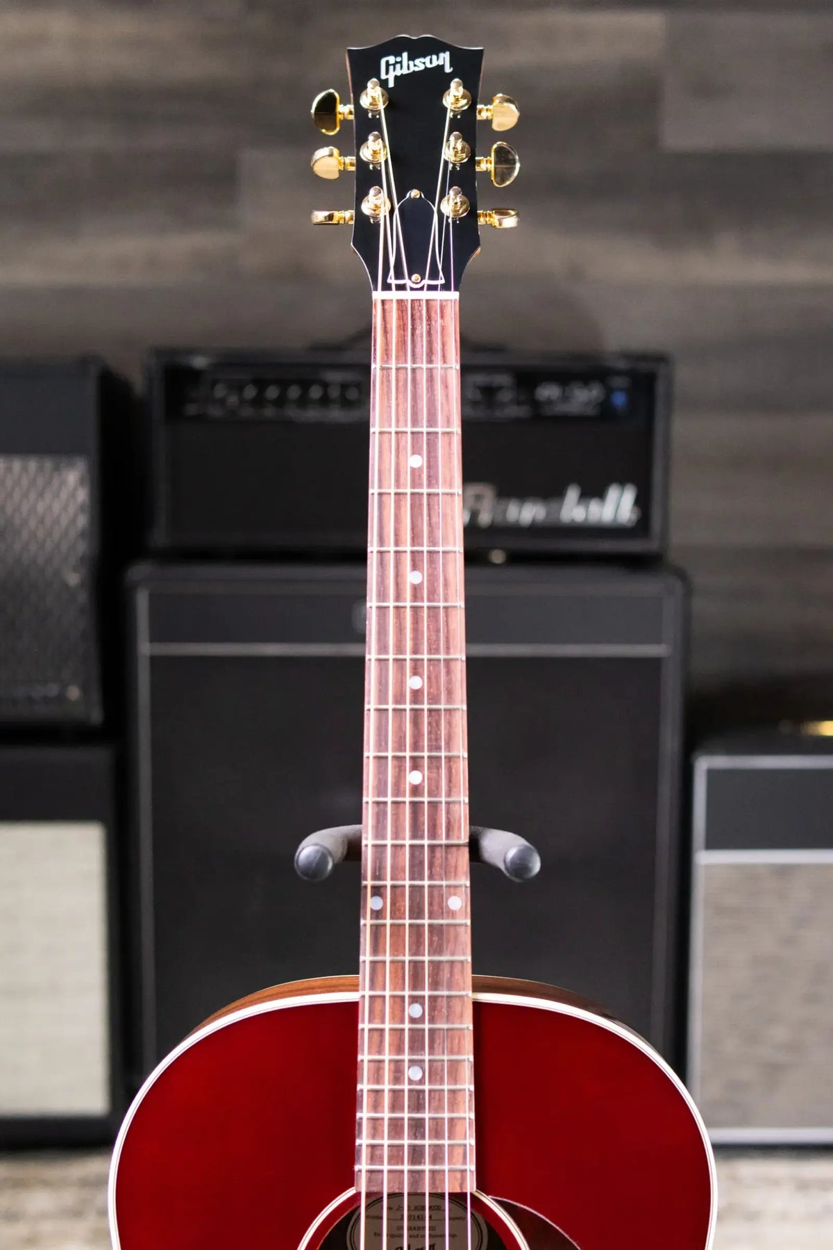 Gibson J-45 Standard HiFi DNA Rosewood Acoustic/Electric Guitar - Rosewood Burst with Hardshell Case