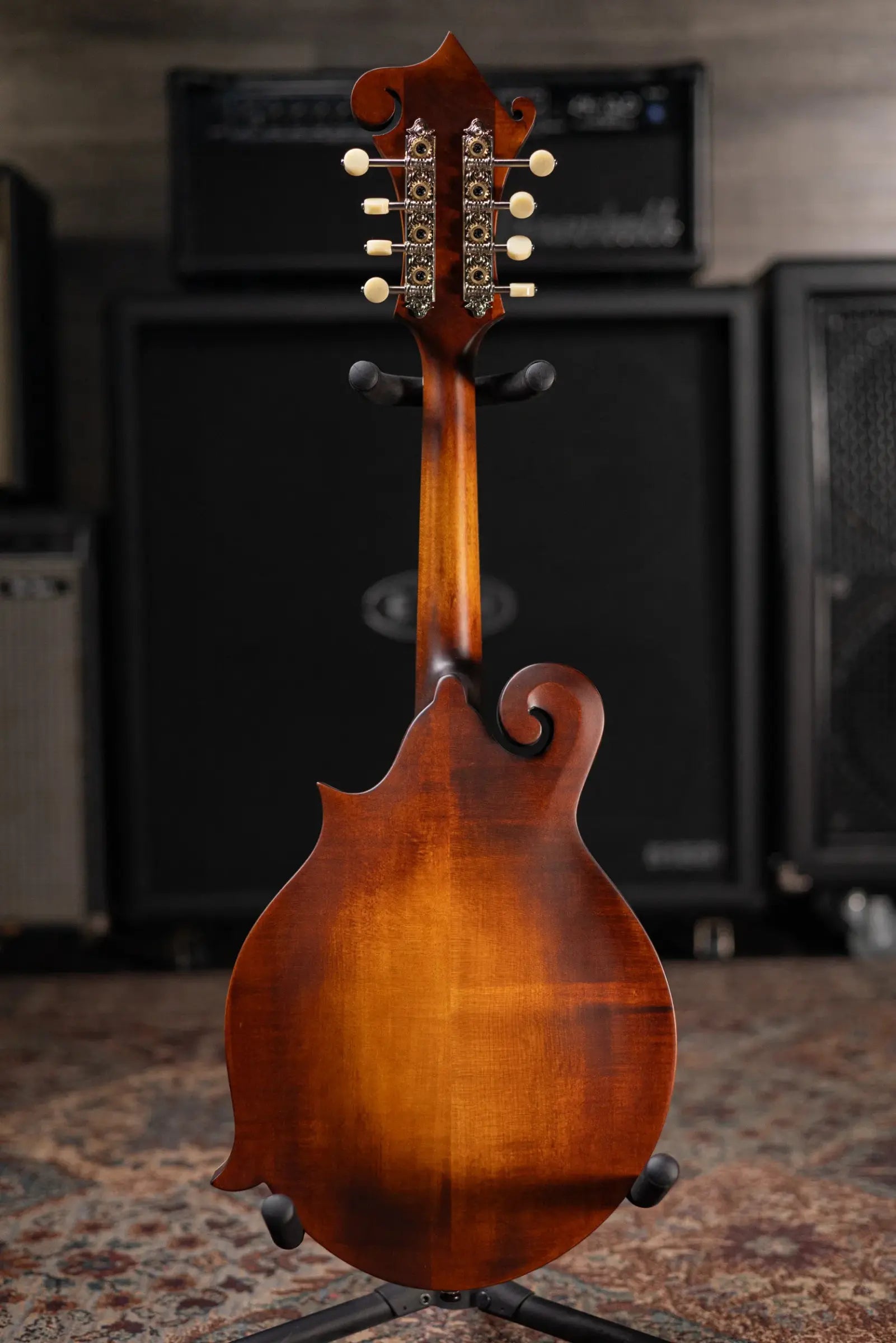 Eastman MD315 F-Style Wide Neck Mandolin - Amberburst with Gig Bag