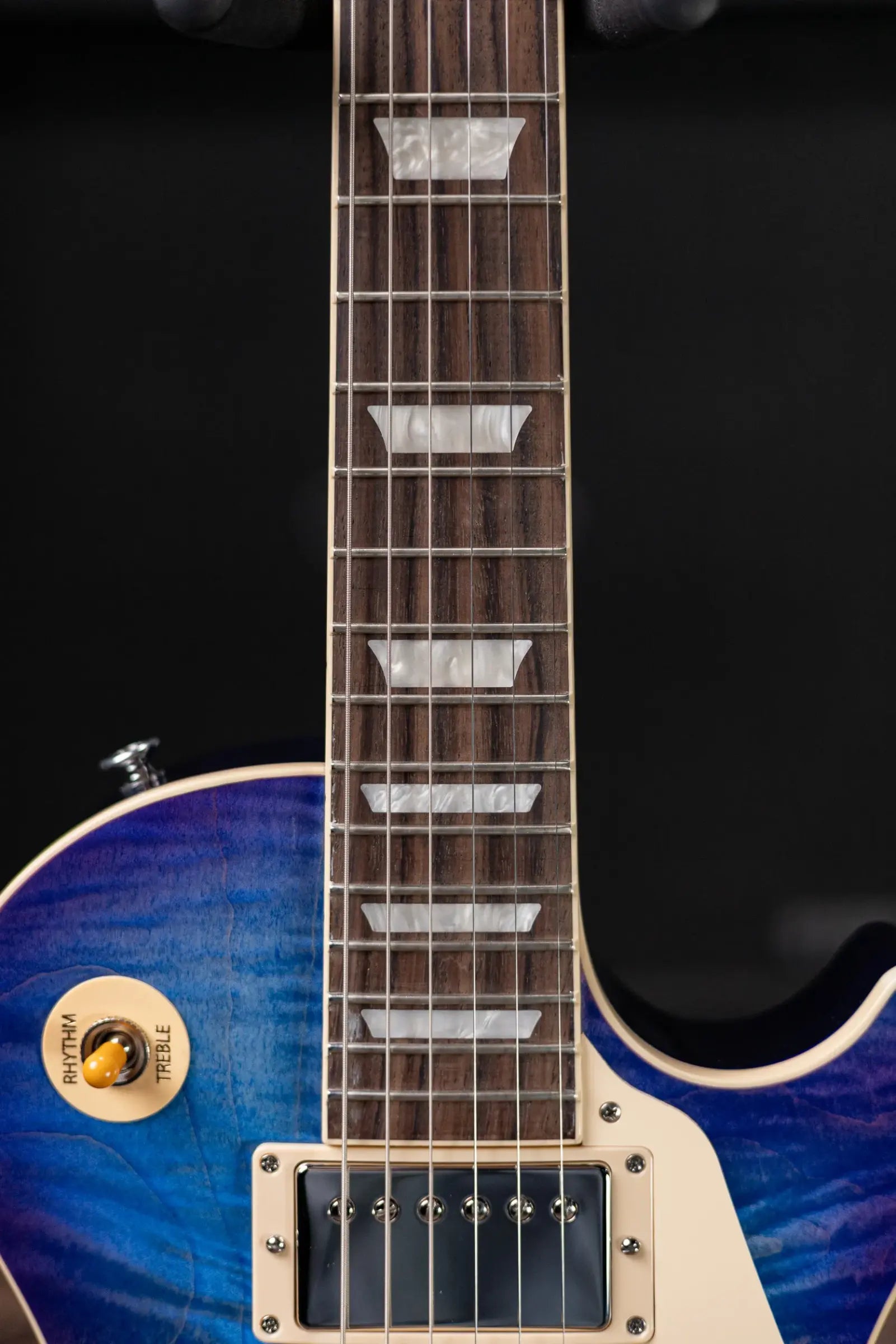 Gibson Les Paul Standard 50s Figured Top Electric Guitar - Blueberry Burst with Hardshell Case
