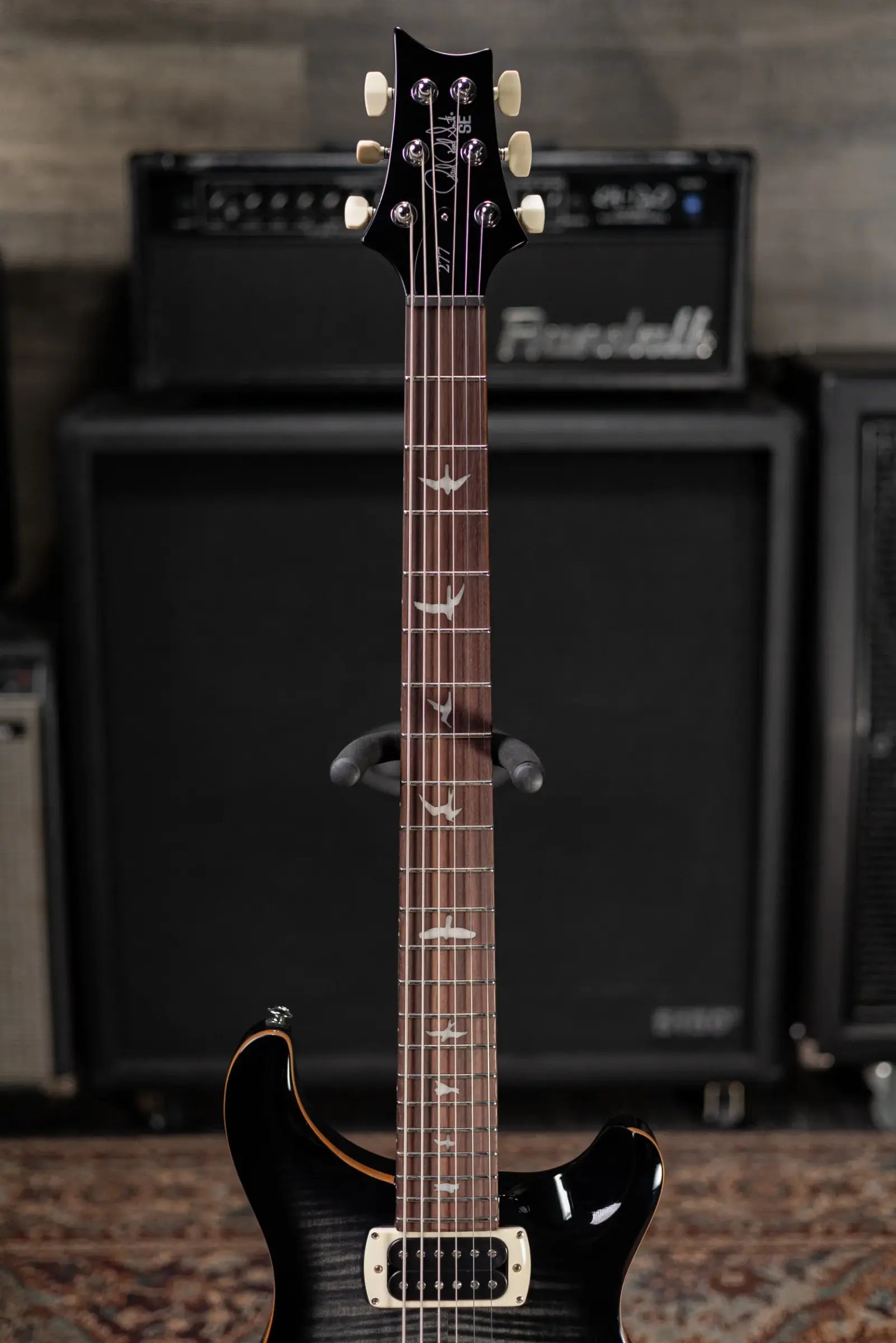PRS SE 277 Baritone Electric Guitar - Charcoal Burst with Gig Bag