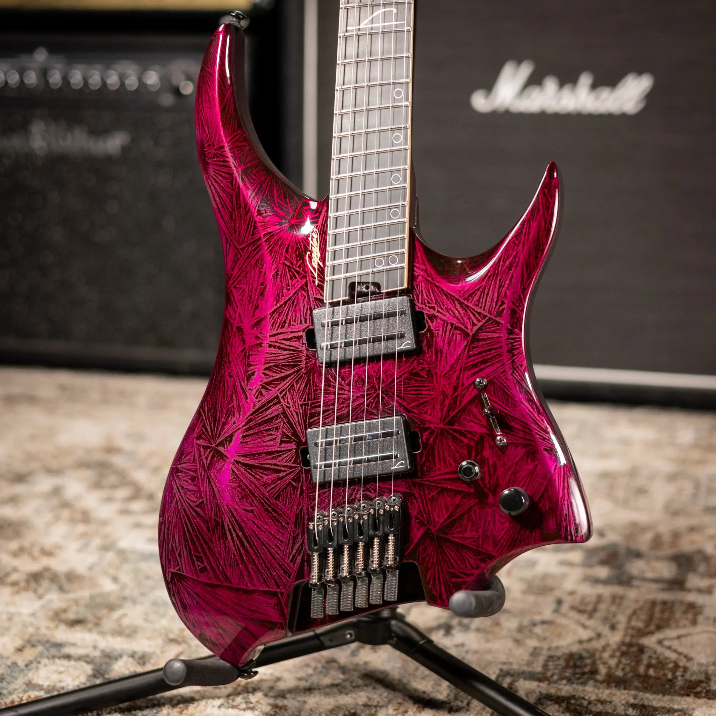 Legator N6F Revenant Bolt-On Multi-Scale Electric Guitar - Gloss Purple Rain