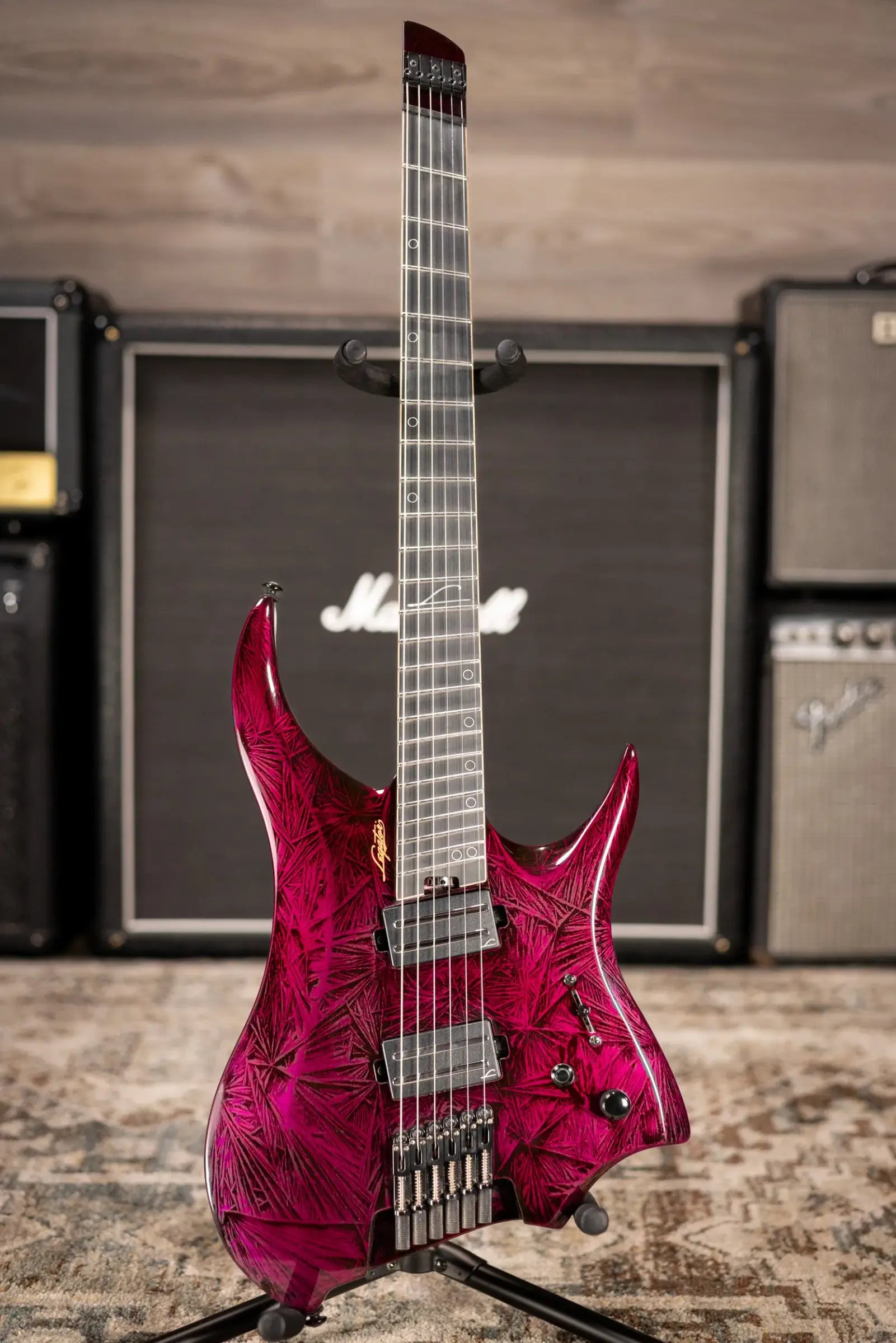 Legator N6F Revenant Bolt-On Multi-Scale Electric Guitar - Gloss Purple Rain
