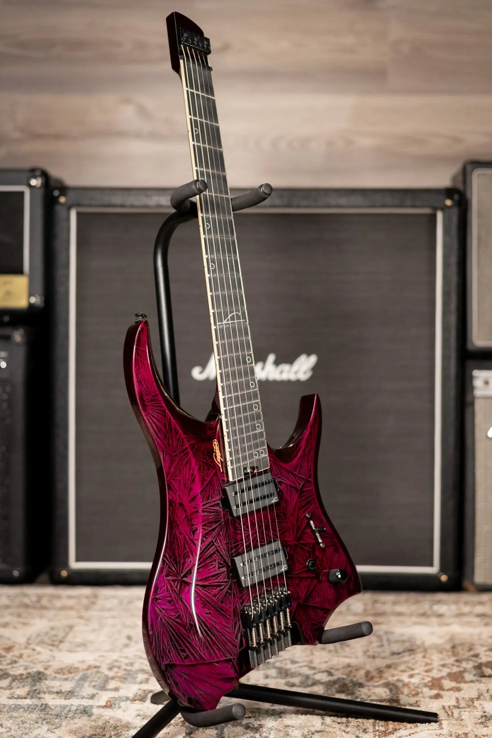 Legator N6F Revenant Bolt-On Multi-Scale Electric Guitar - Gloss Purple Rain