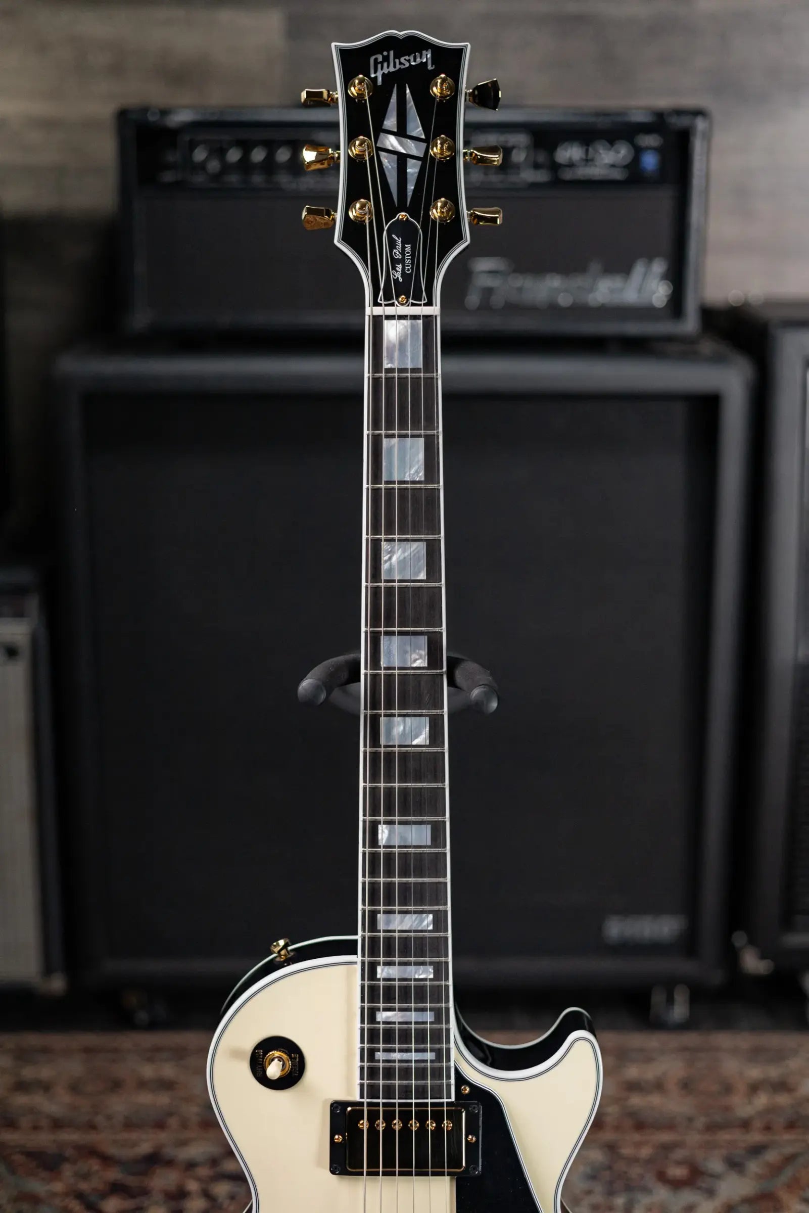 Gibson Les Paul Custom 70s Electric Guitar - Butter Cream with Hardshell Case