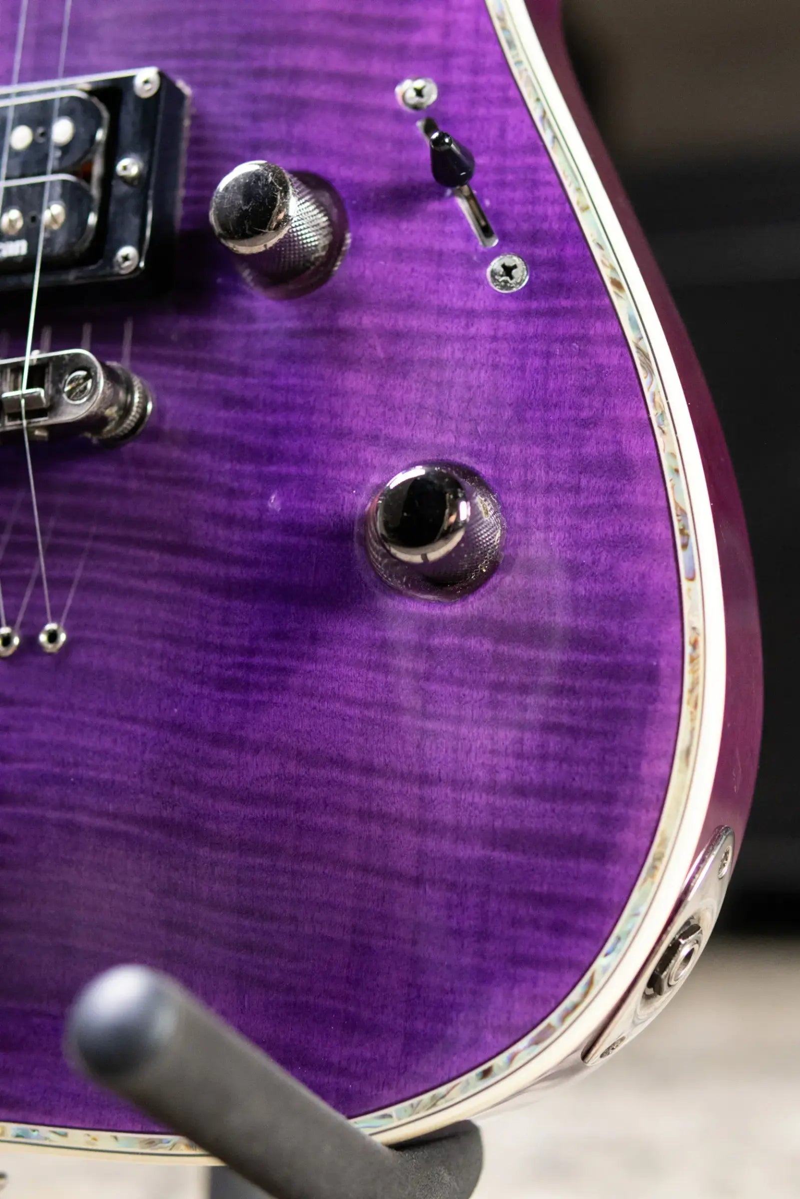 ESP LTD Deluxe H-1001 FM Electric Guitar - Transparent Purple - Used