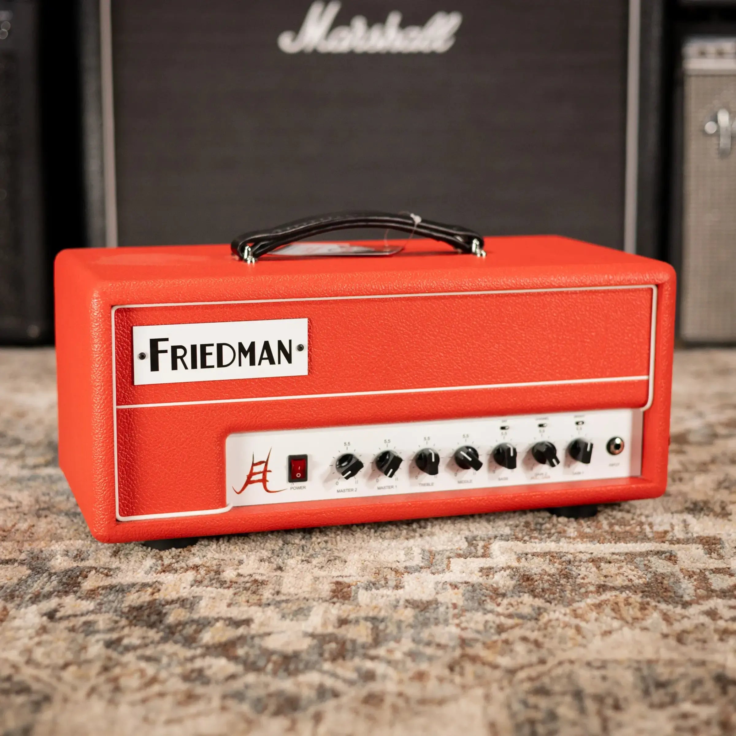Friedman Jake E. Lee Signature 2 Channel 20 Watt Guitar Tube Head - Red Tolex - Used