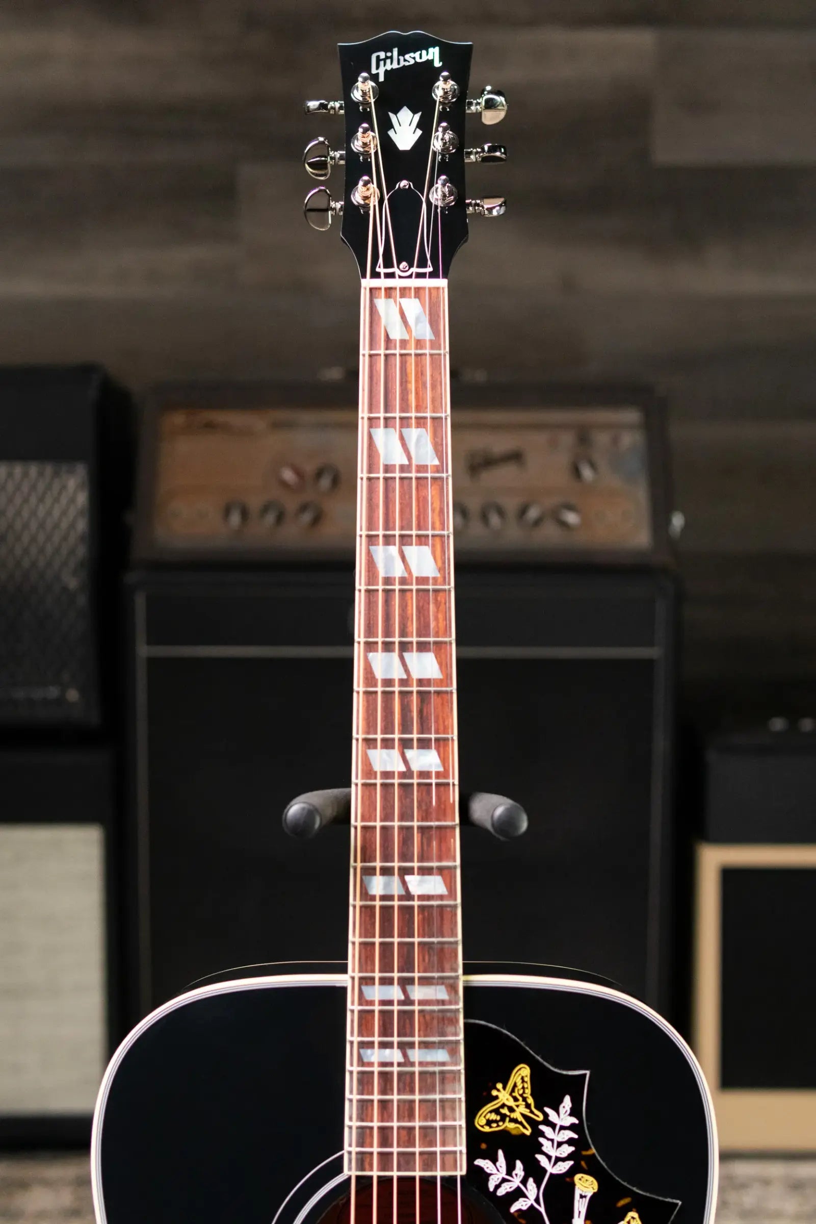 Gibson Custom Shop Hummingbird Original Acoustic Guitar - Cobra Burst with Hardshell Case
