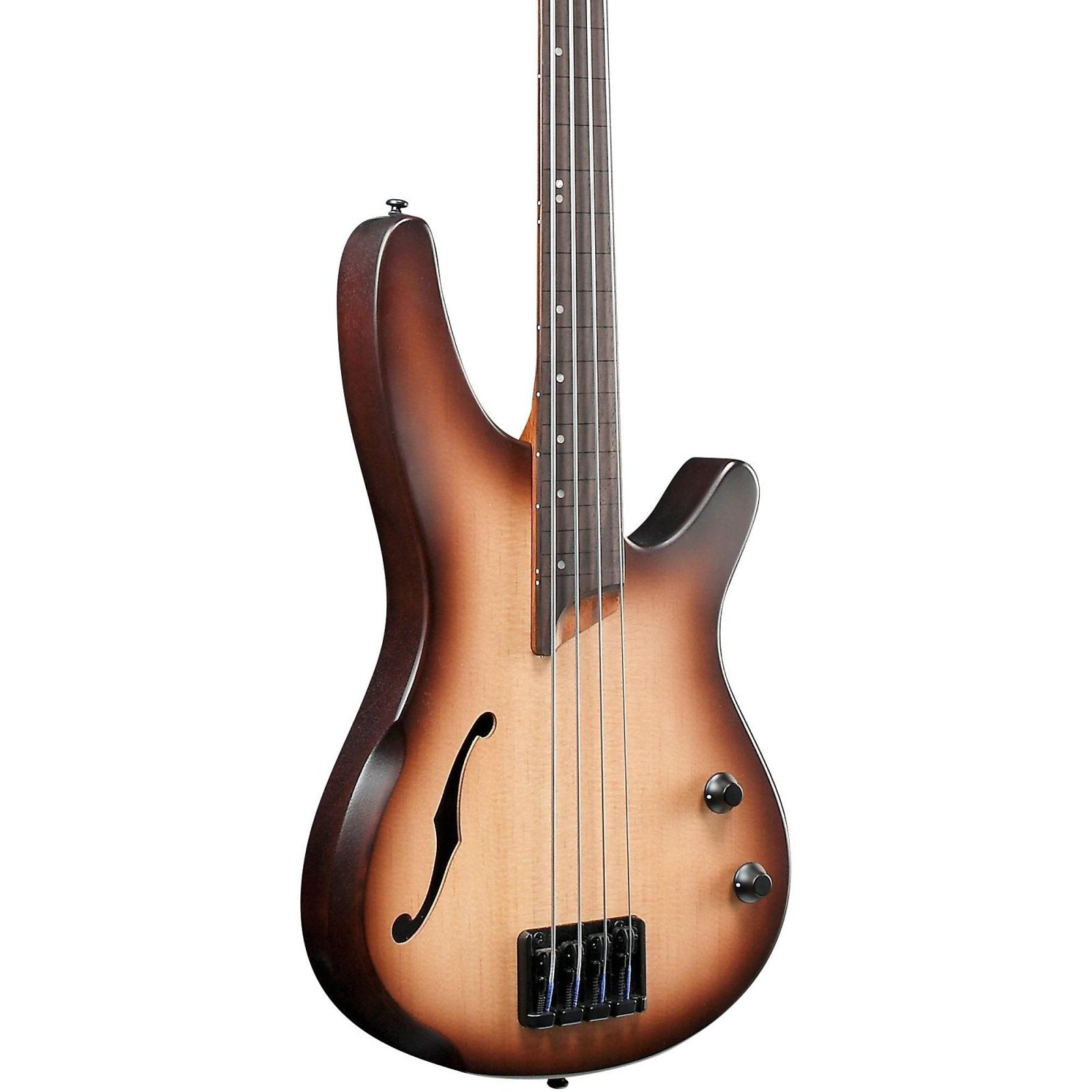 Ibanez Bass Workshop SRH500F Fretless Electric Bass - Flat Natural Browned Burst