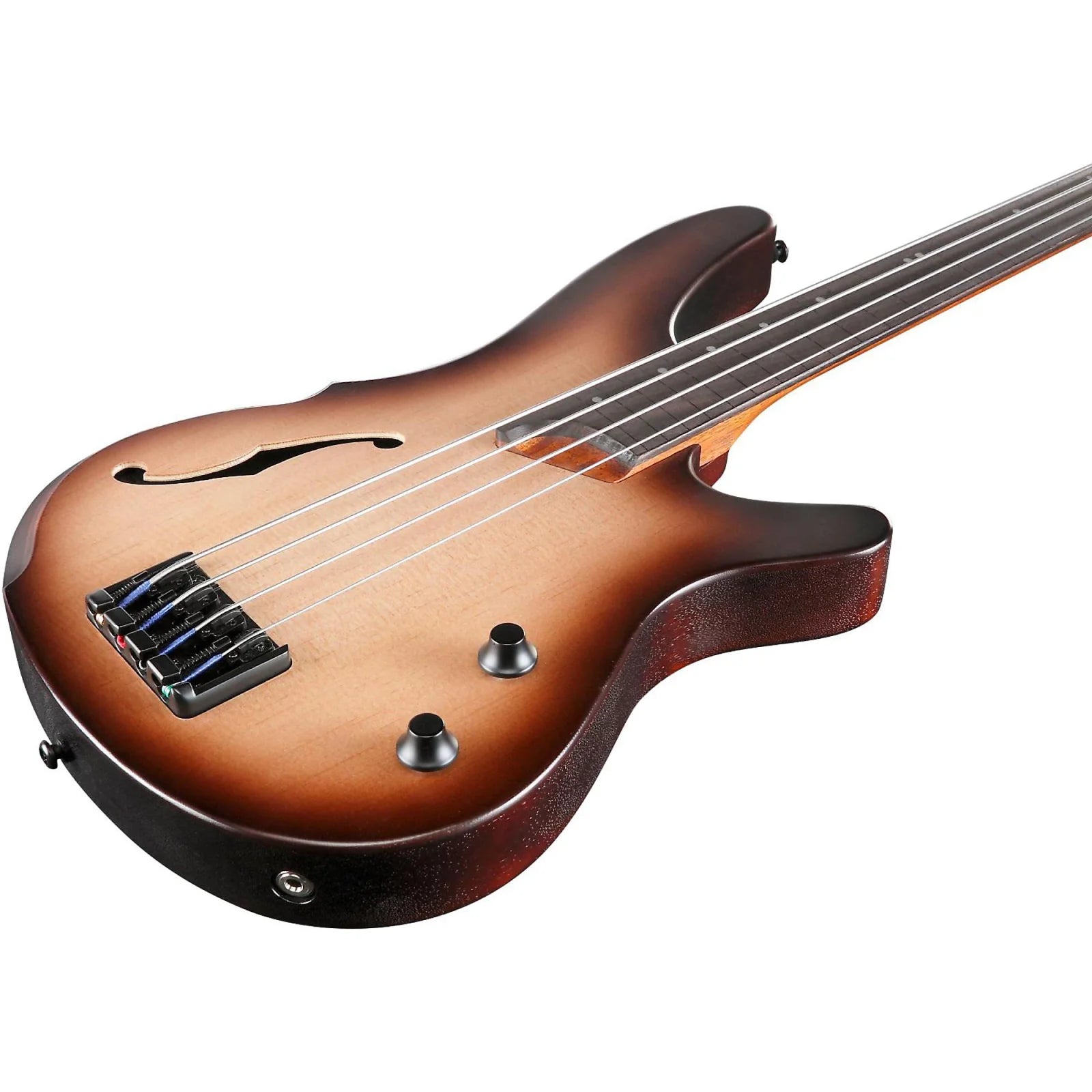Ibanez Bass Workshop SRH500F Fretless Electric Bass - Flat Natural Browned Burst
