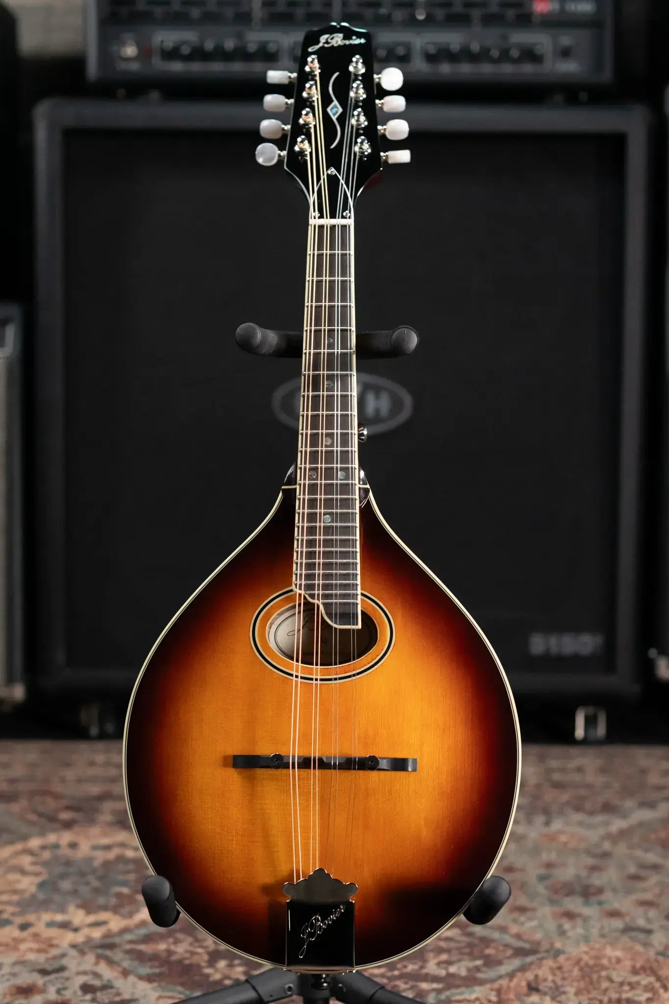 JBovier A4 A-Style Mandolin Violin Sunburst with Hardshell Case - Used