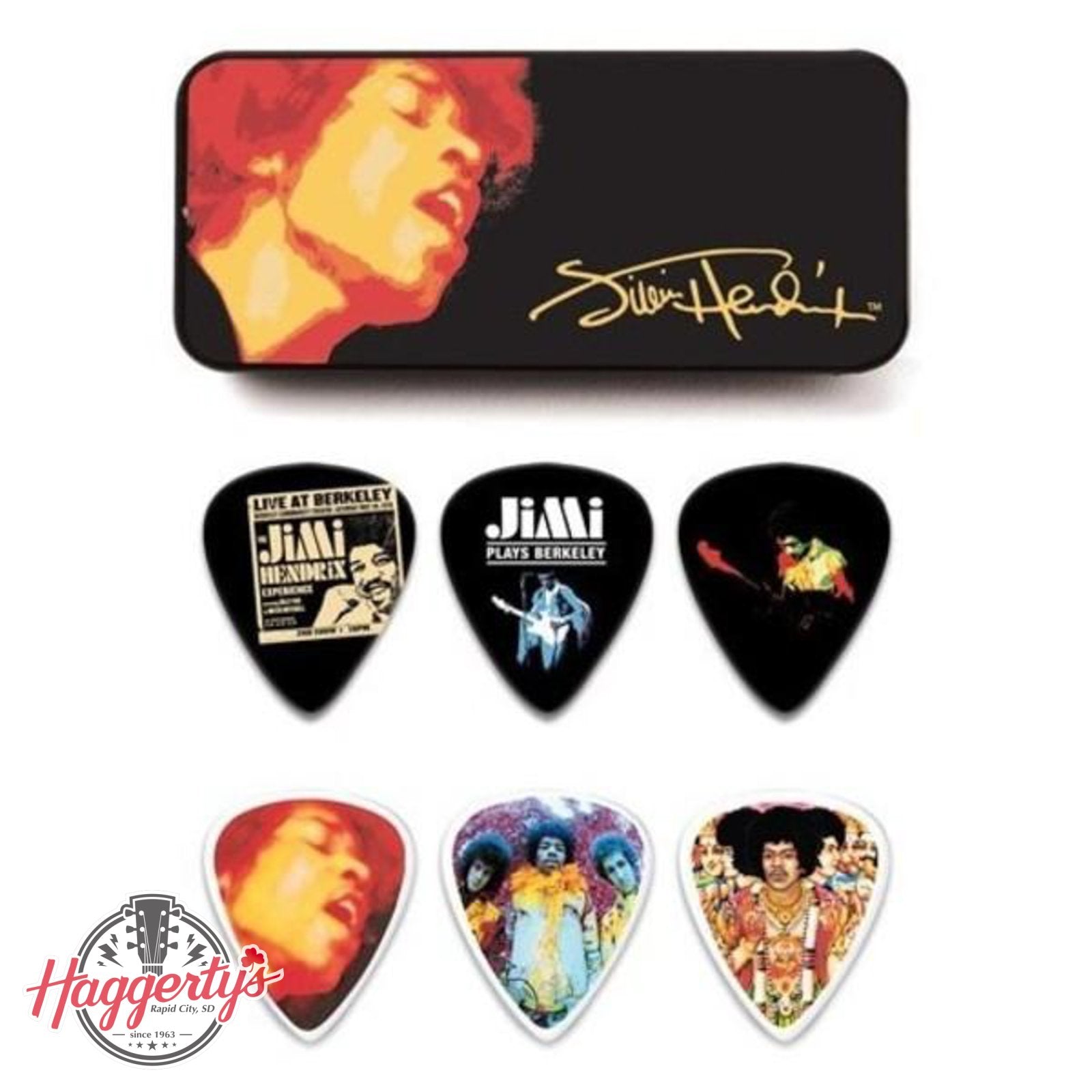 Dunlop Jimi Hendrix Electric Lady Pick Tin