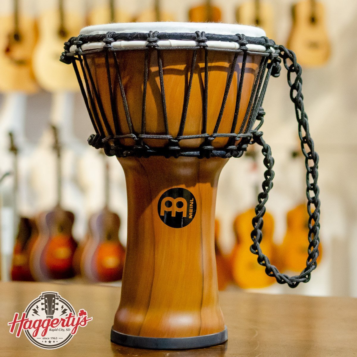Meinl 7" Junior Djembe Twisted Amber