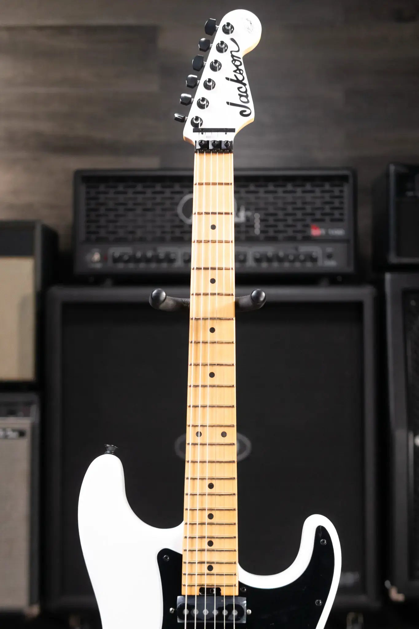 Jackson 50th Anniversary Iron Maiden Adrian Smith SC1 Electric Guitar - Snow White with Gig Bag