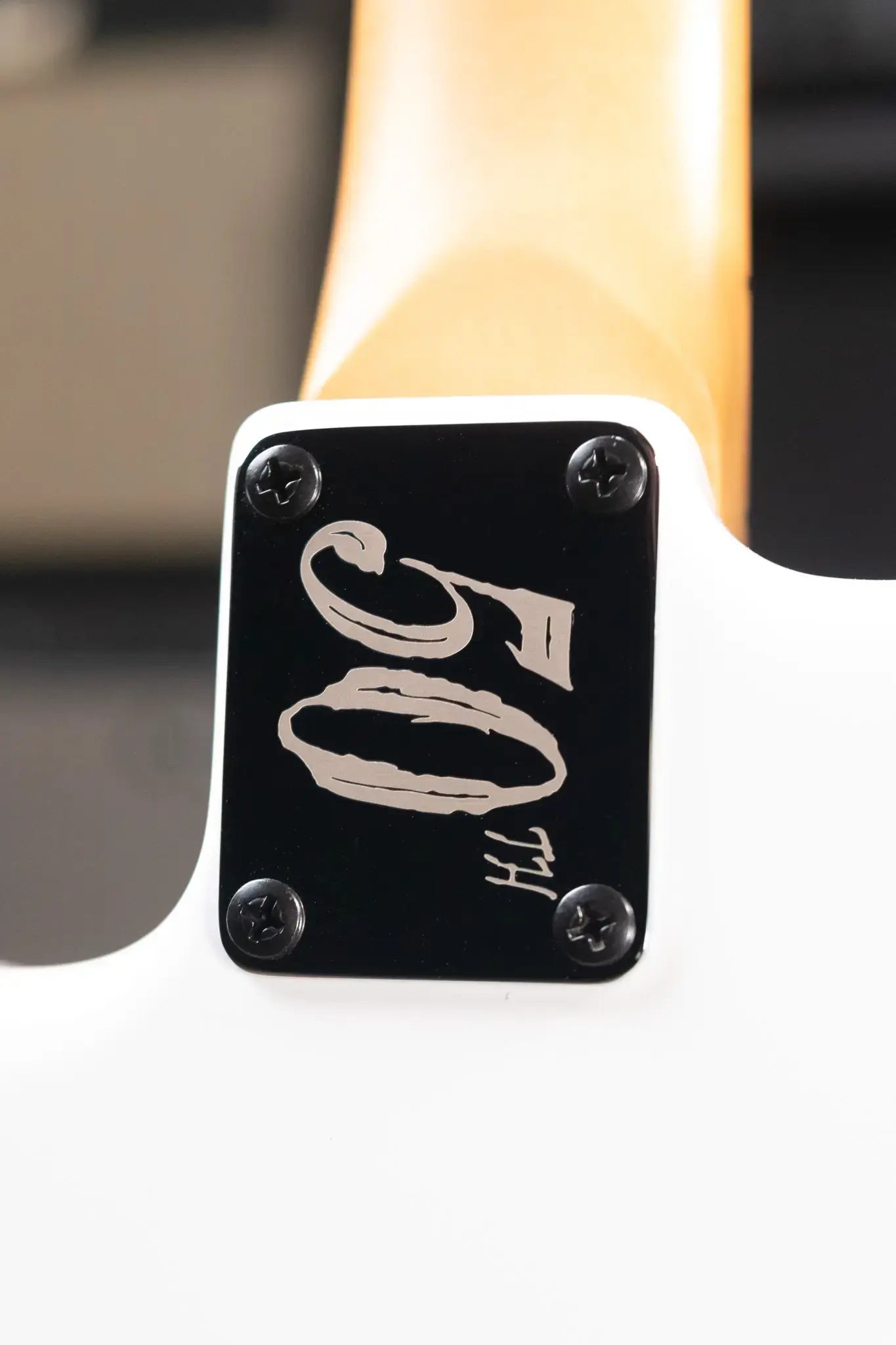 Jackson 50th Anniversary Iron Maiden Adrian Smith SC1 Electric Guitar - Snow White with Gig Bag