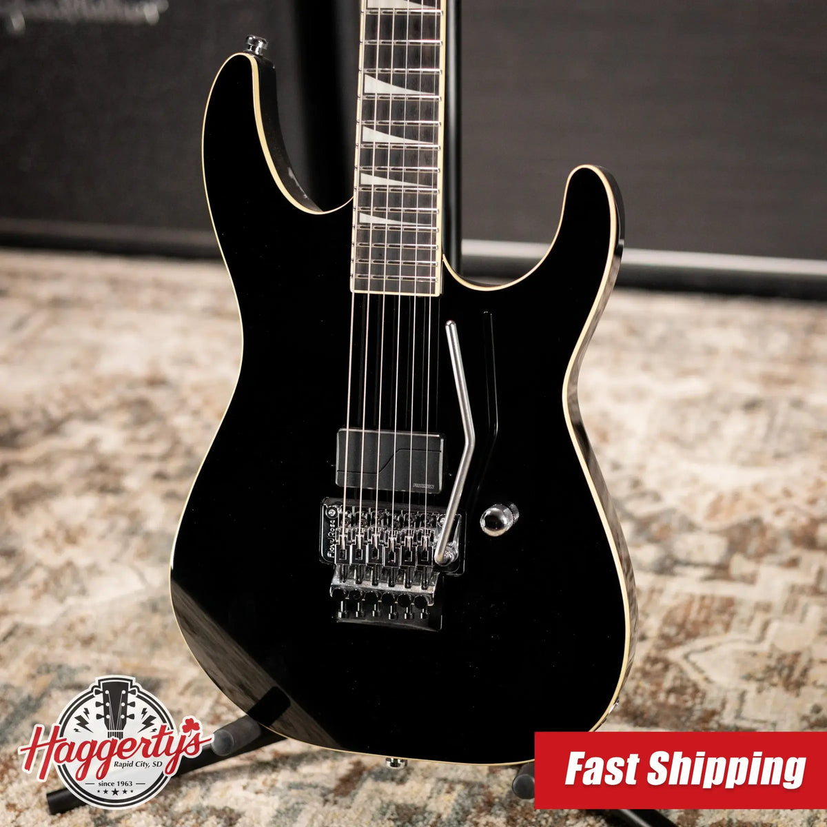 Jackson Pro Plus Pure Metal Limited Edition Soloist SL1A - Gloss Black with Gig Bag