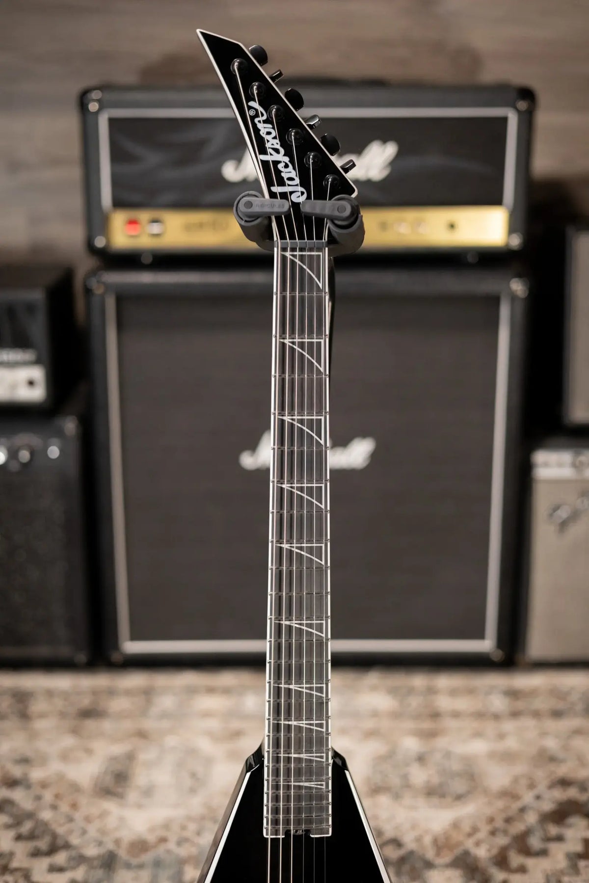 Jackson Pro Plus Series Signature Christian Andreu Rhoads RR24 EVTN6 Electric Guitar - Black with Foam Core Case
