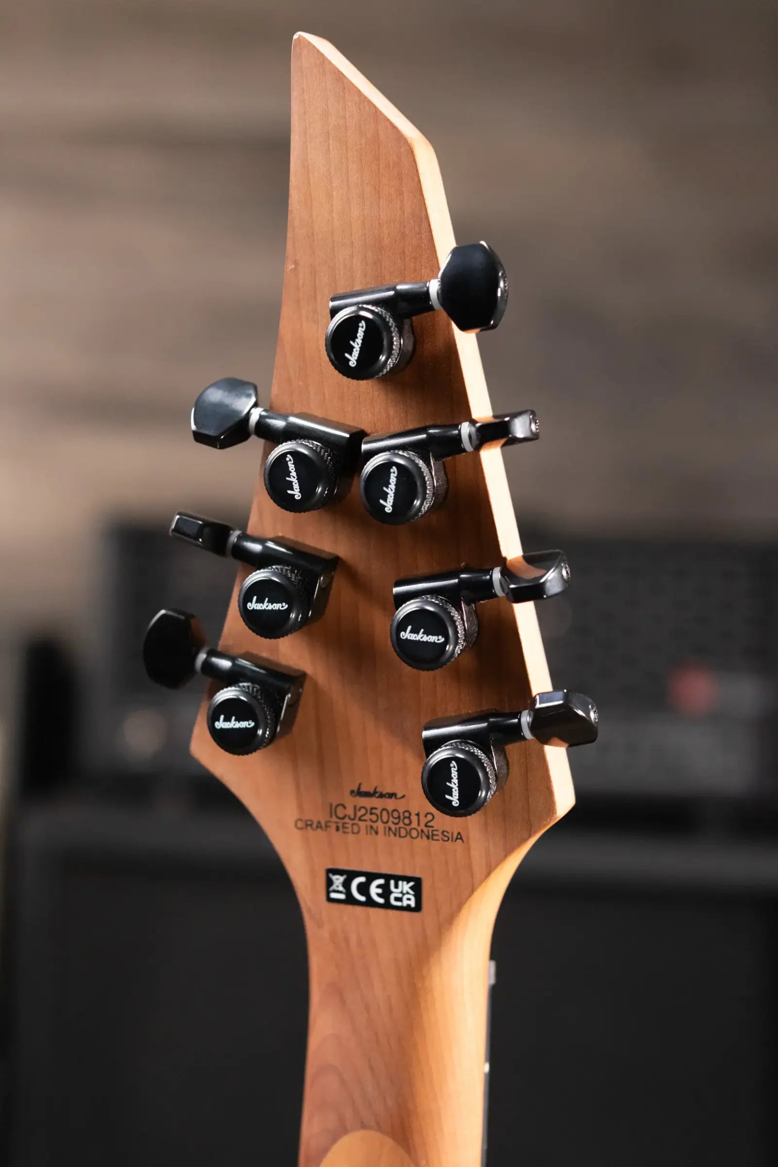 Jackson Pro Plus Series Signature Misha Mansoor Juggernaut ET7 Electric Guitar - Metallic Black with Gig Bag - Floor Model