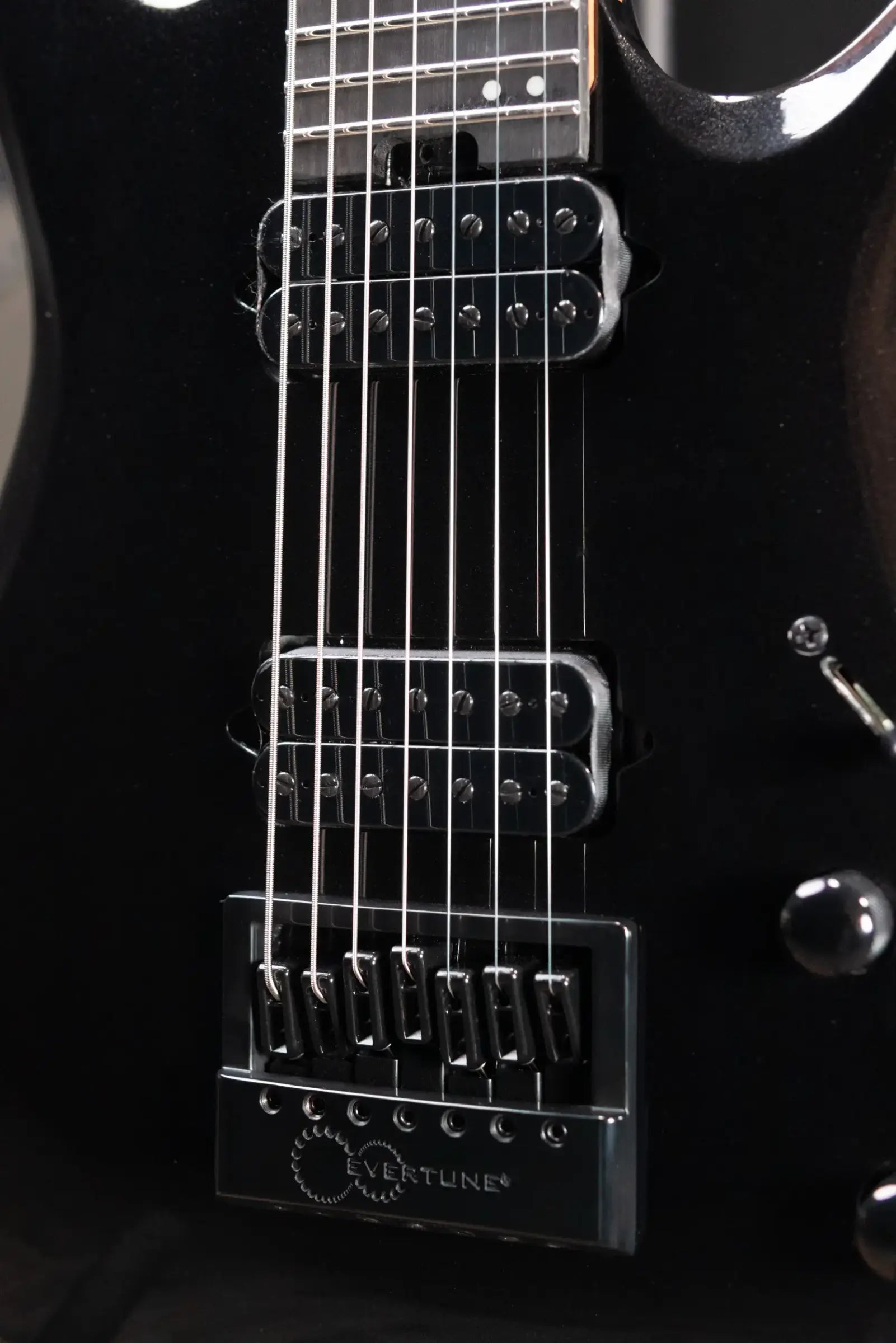 Jackson Pro Plus Series Signature Misha Mansoor Juggernaut ET7 Electric Guitar - Metallic Black with Gig Bag - Floor Model