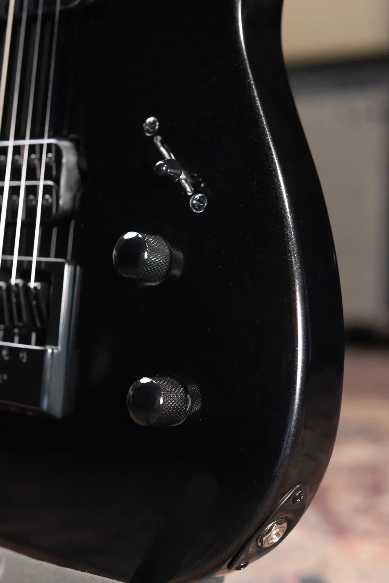 Jackson Pro Plus Series Signature Misha Mansoor Juggernaut ET7 Electric Guitar - Metallic Black with Gig Bag - Floor Model