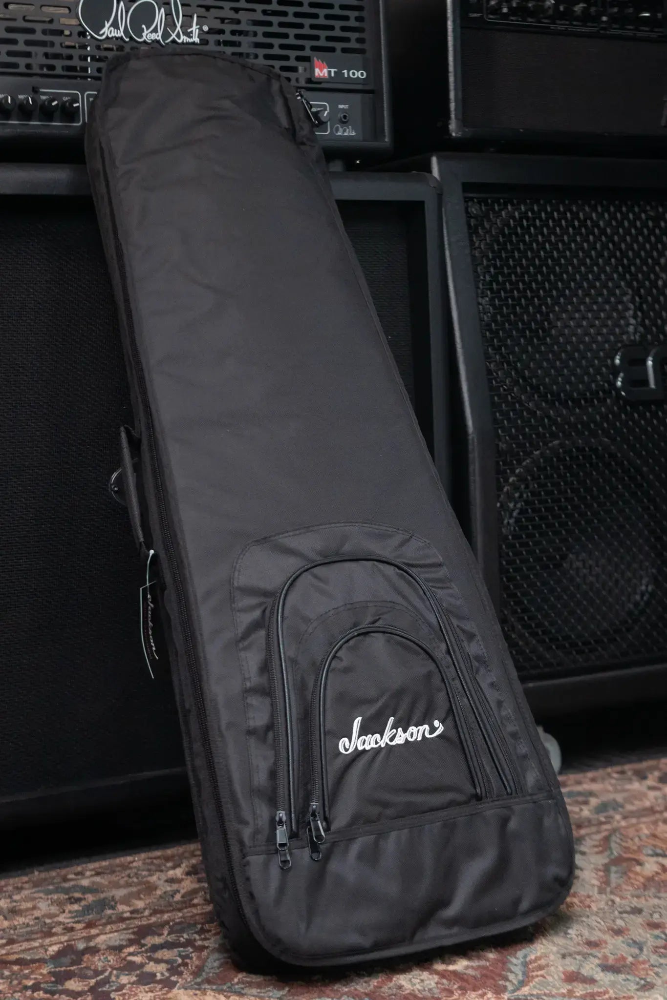 Jackson Pro Series Signature Lee Malia LM-87 Electric Guitar - Open Pore Black with Gig Bag