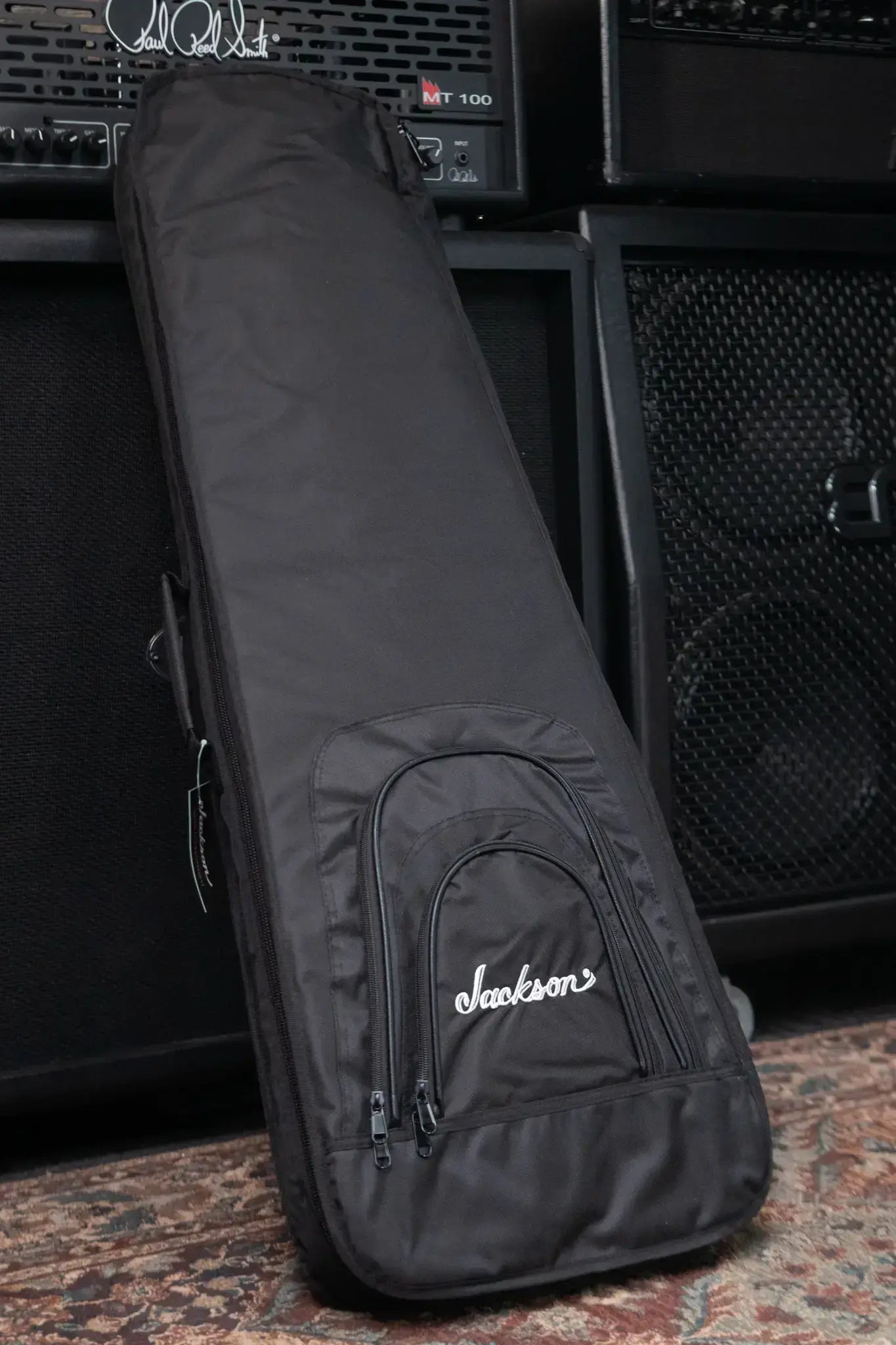 Jackson Pro Series Signature Lee Malia LM-87 Electric Guitar - Open Pore Black with Gig Bag