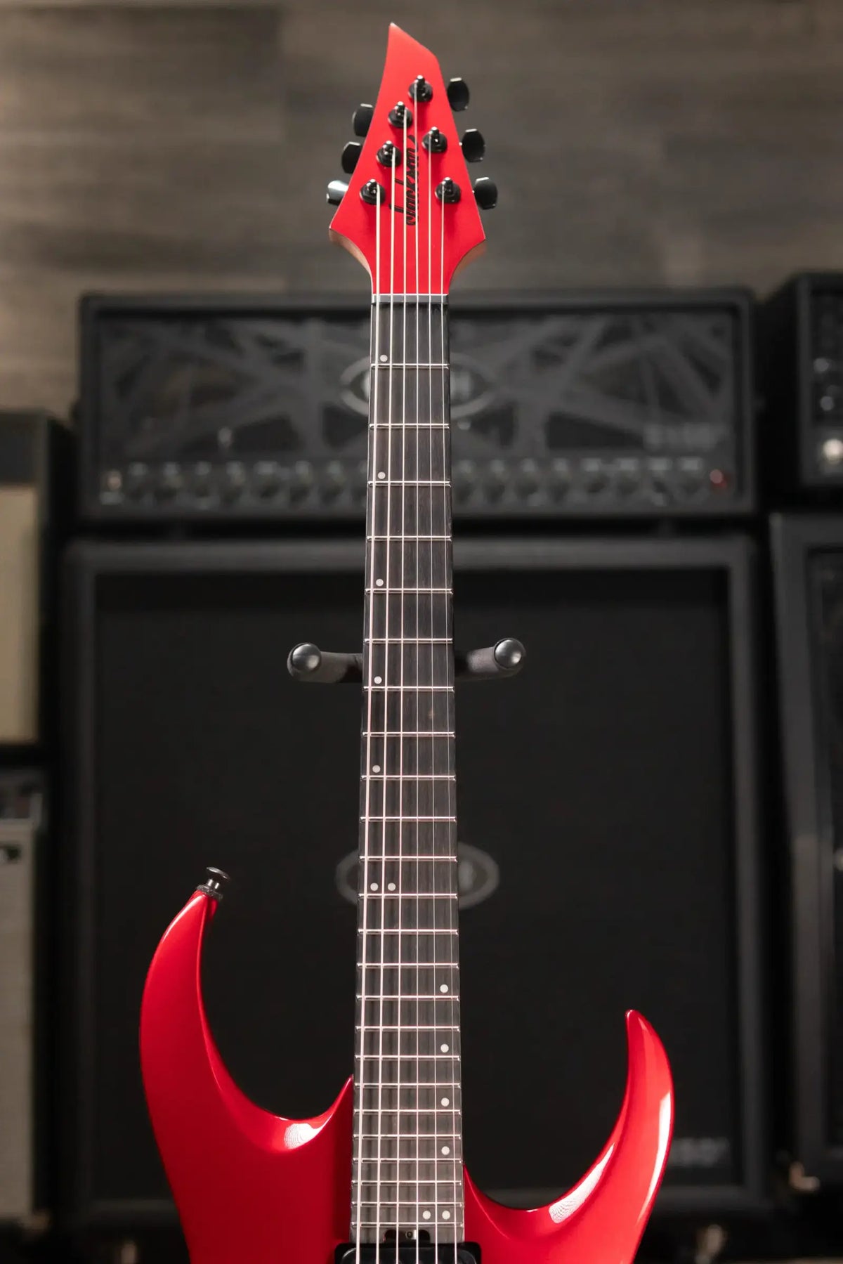 Jackson Pro Series Signature Misha Mansoor Juggernaut HT6 Electric Guitar - Red Crystal with Gig Bag - Demo