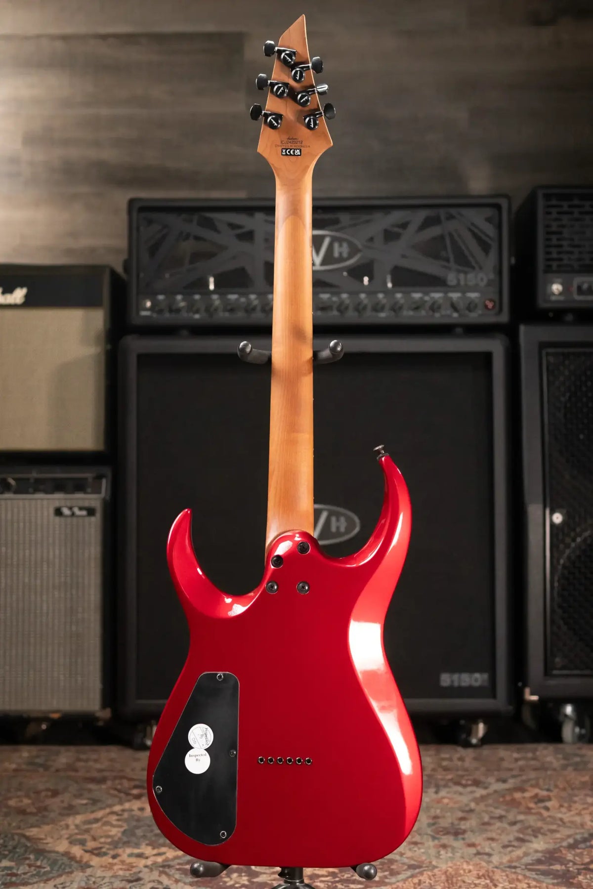 Jackson Pro Series Signature Misha Mansoor Juggernaut HT6 Electric Guitar - Red Crystal with Gig Bag - Demo