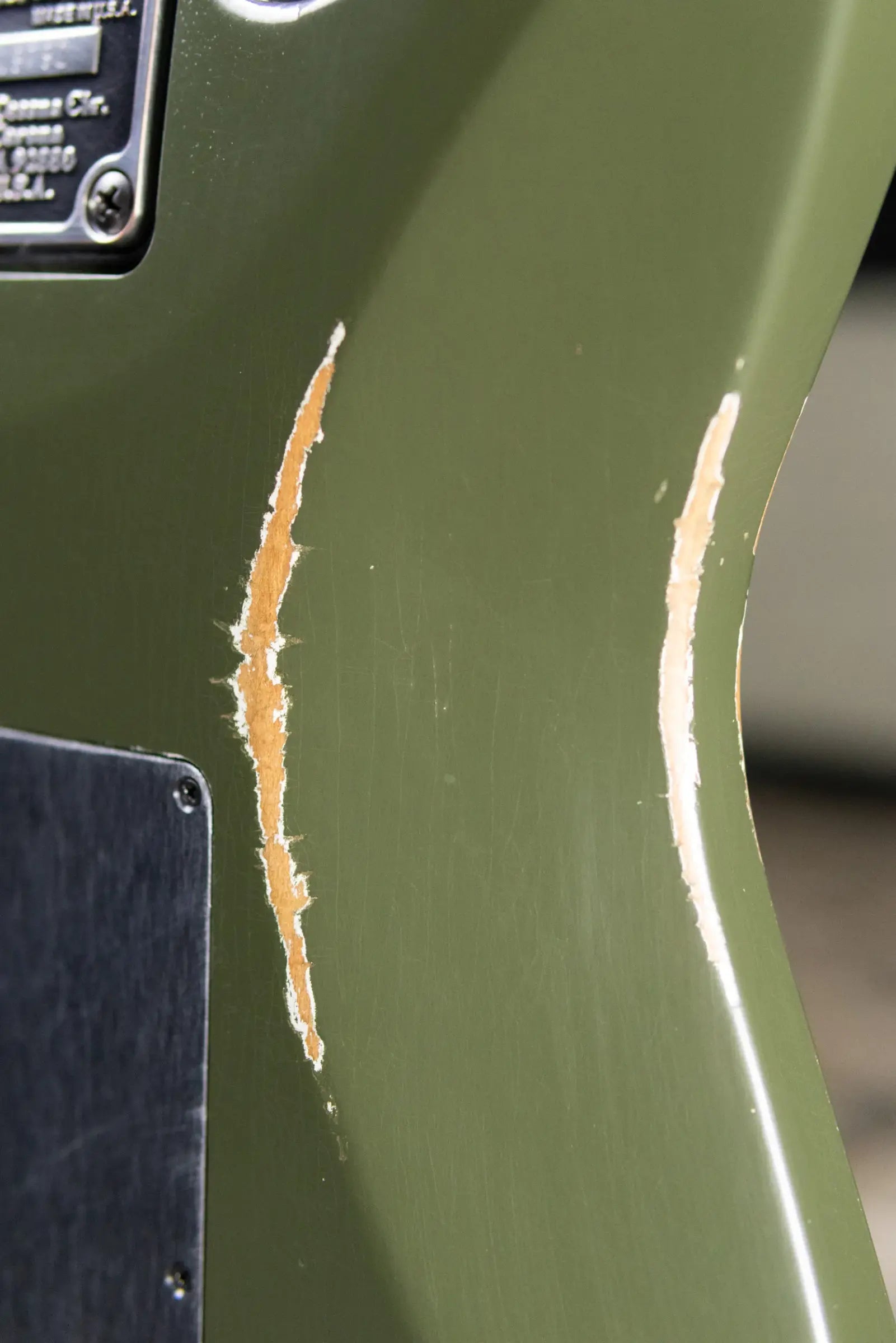 Jackson USA Custom Shop 2026 NAMM Special Edition Dinky Electric Guitar - Army Drab Green Relic with Hardshell Case