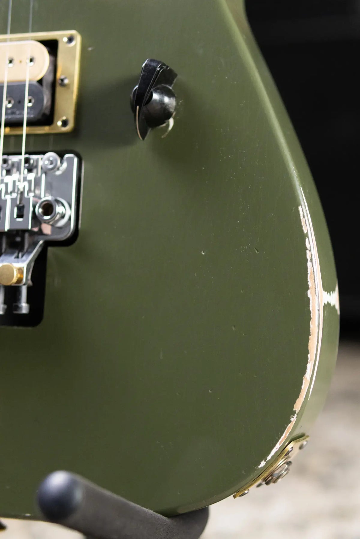 Jackson USA Custom Shop 2026 NAMM Special Edition Dinky Electric Guitar - Army Drab Green Relic with Hardshell Case