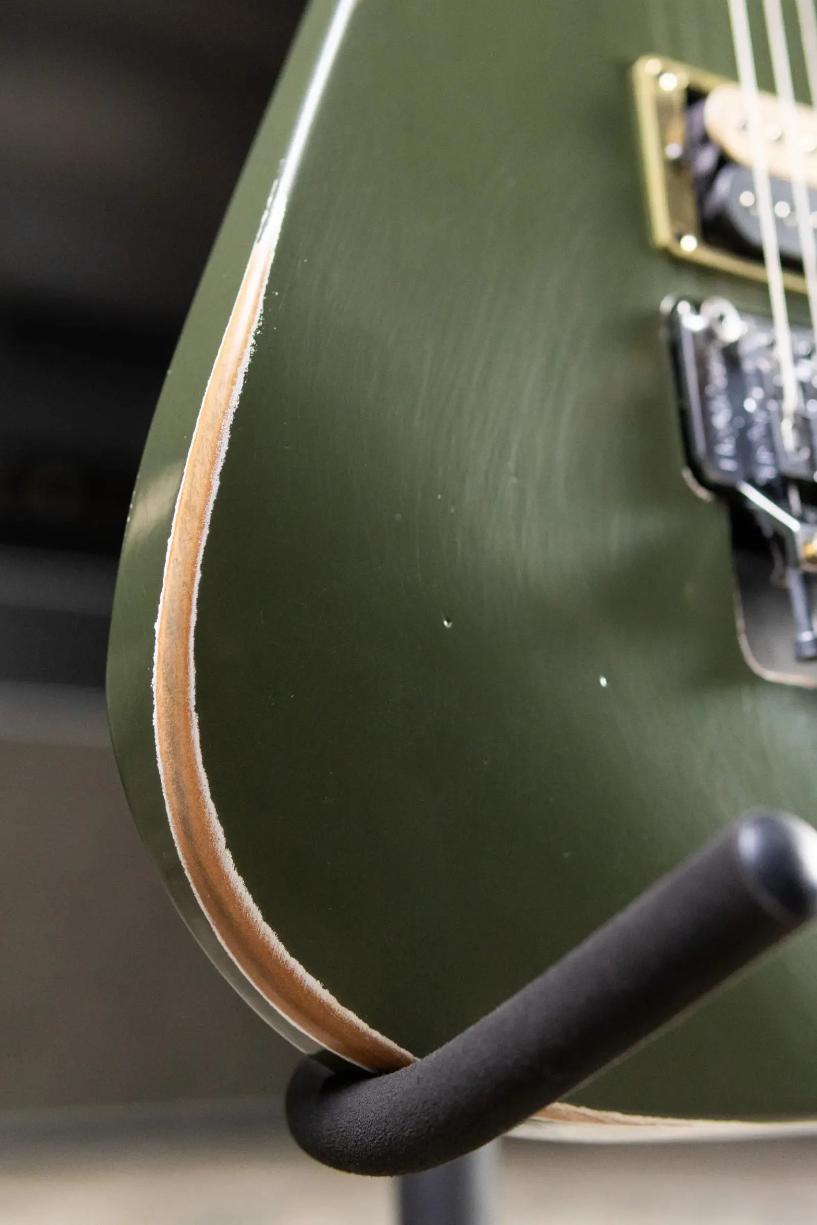 Jackson USA Custom Shop 2026 NAMM Special Edition Dinky Electric Guitar - Army Drab Green Relic with Hardshell Case