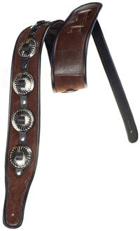 Jodi Head 2.5" Suede Lou Lou Concho - Brown