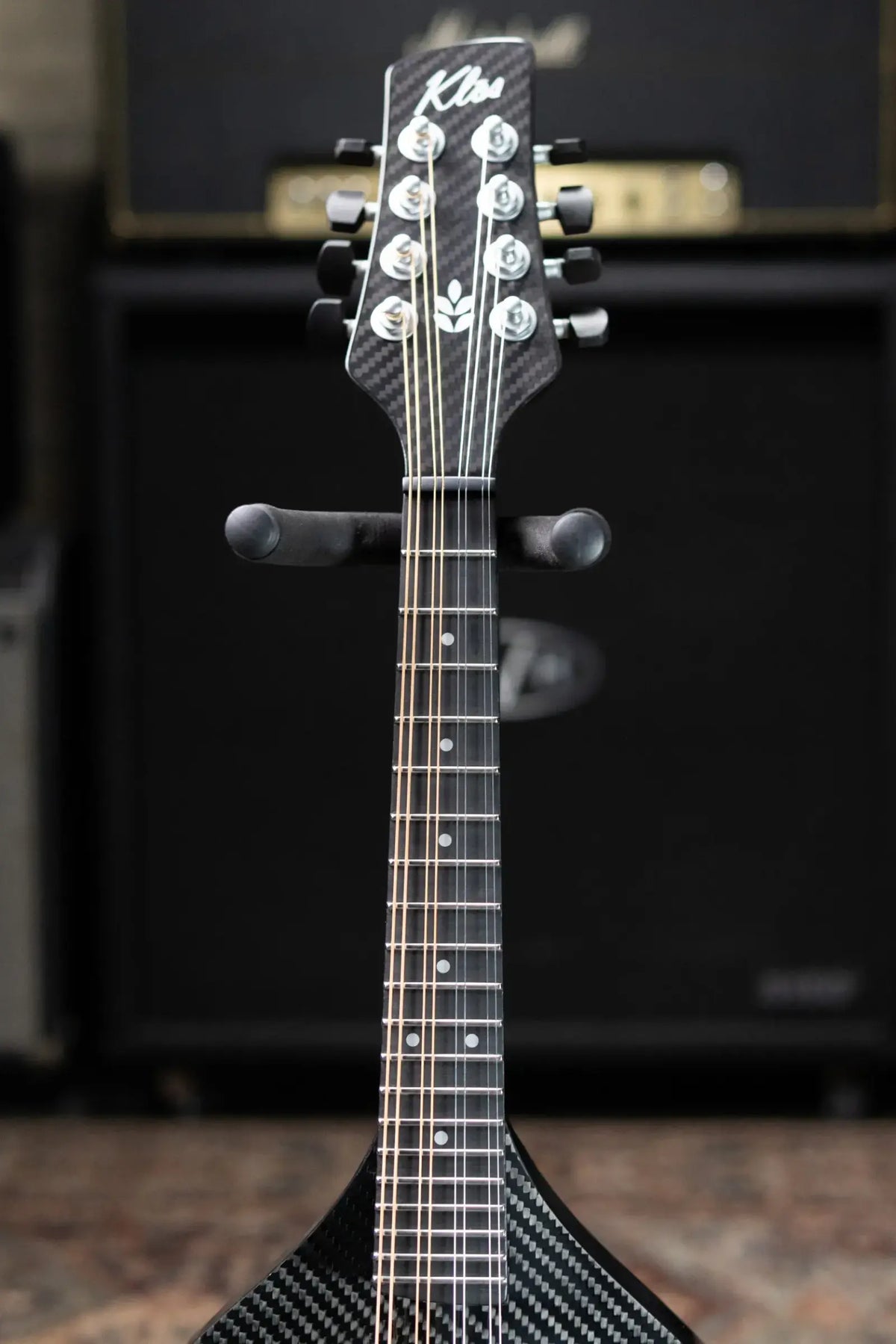 KLOS A-Style Mandolin DAE Acoustic/Electric with K&K - Full Carbon with Gig Bag