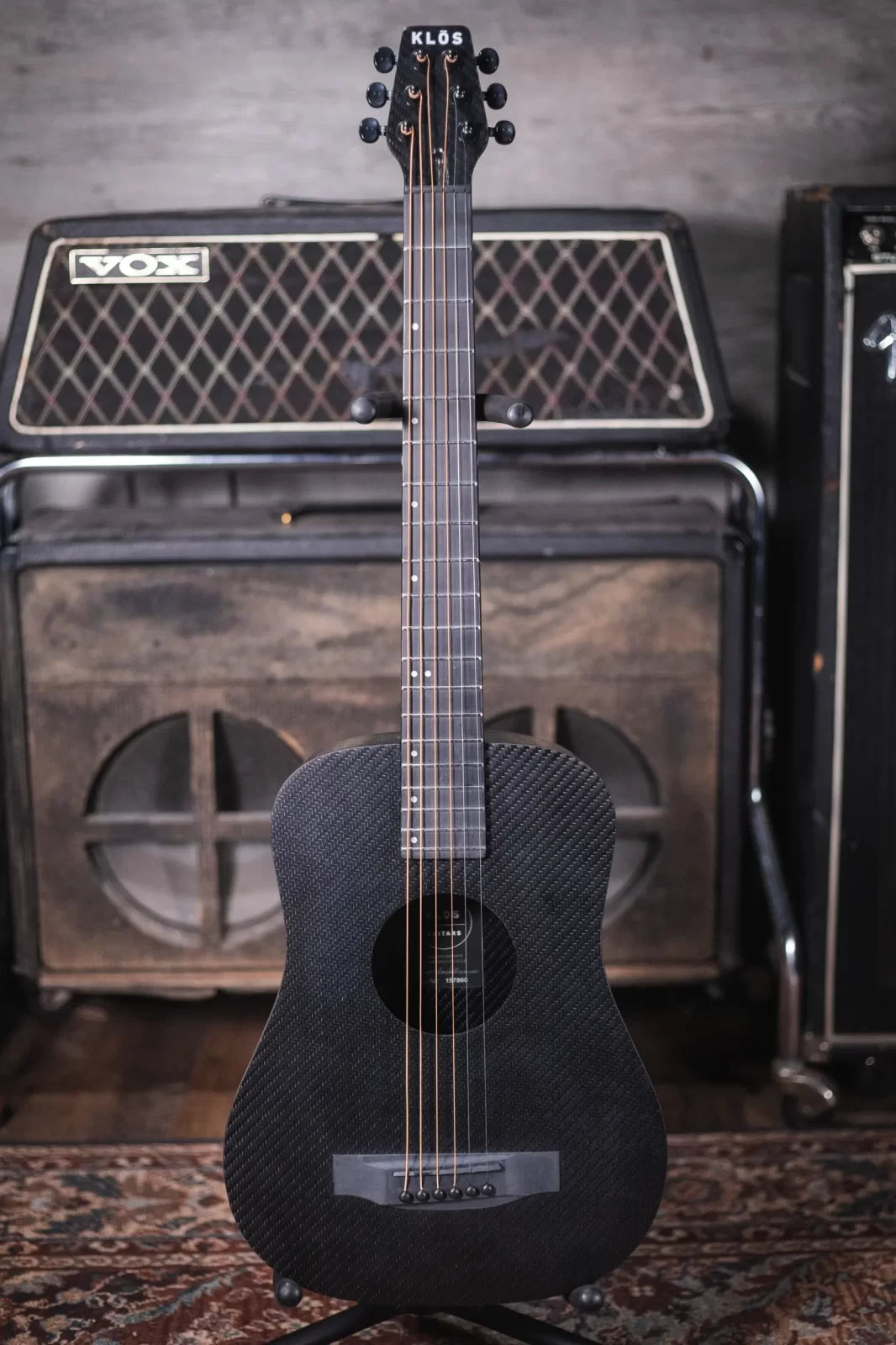 KLOS Acoustic Travel Guitar with Gig Bag