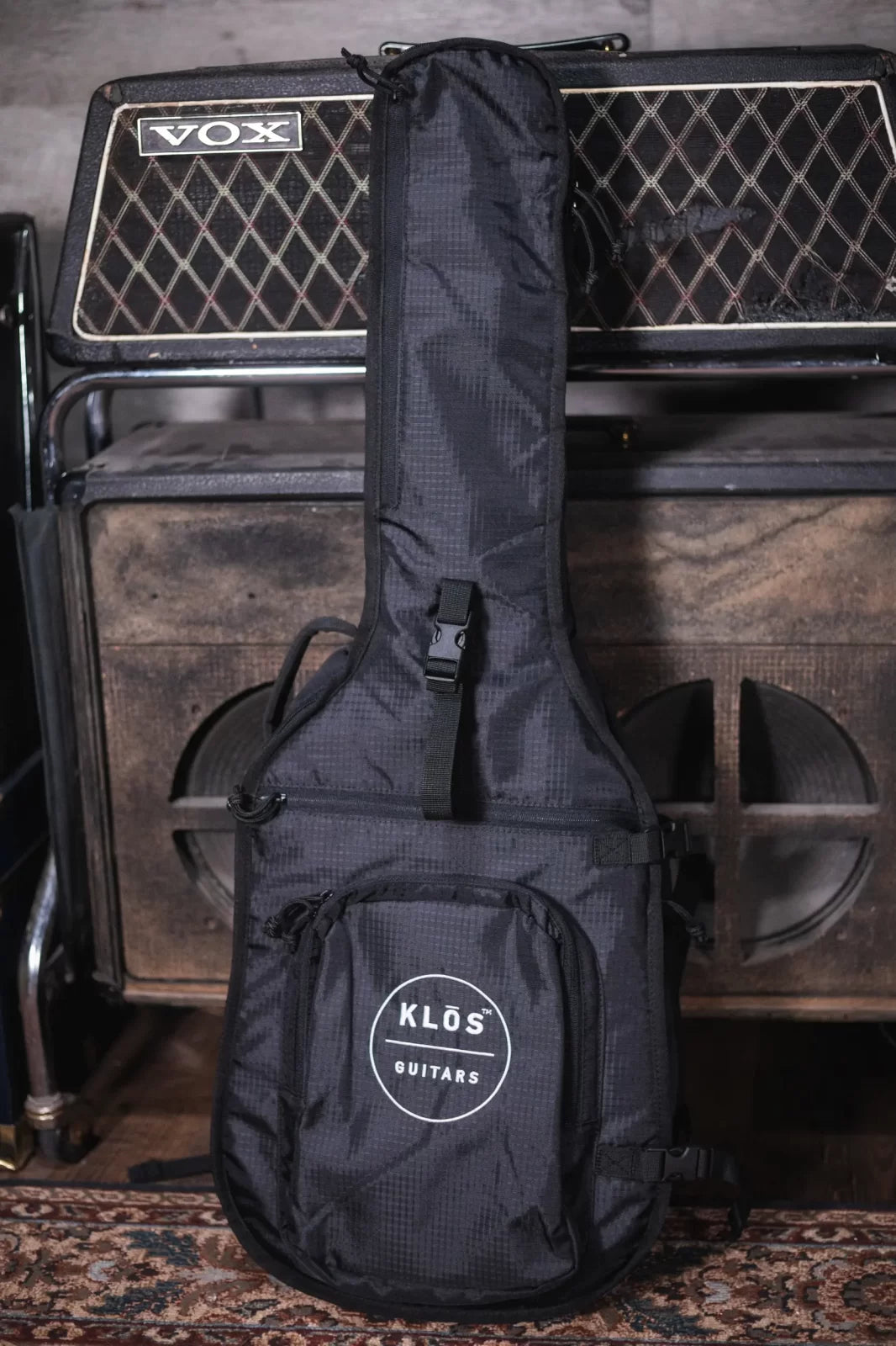 KLOS Acoustic Travel Guitar with Gig Bag