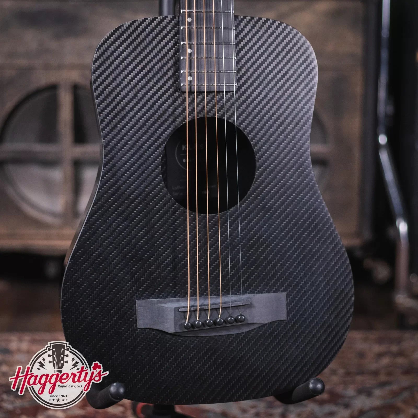 KLOS Acoustic Travel Guitar with Gig Bag