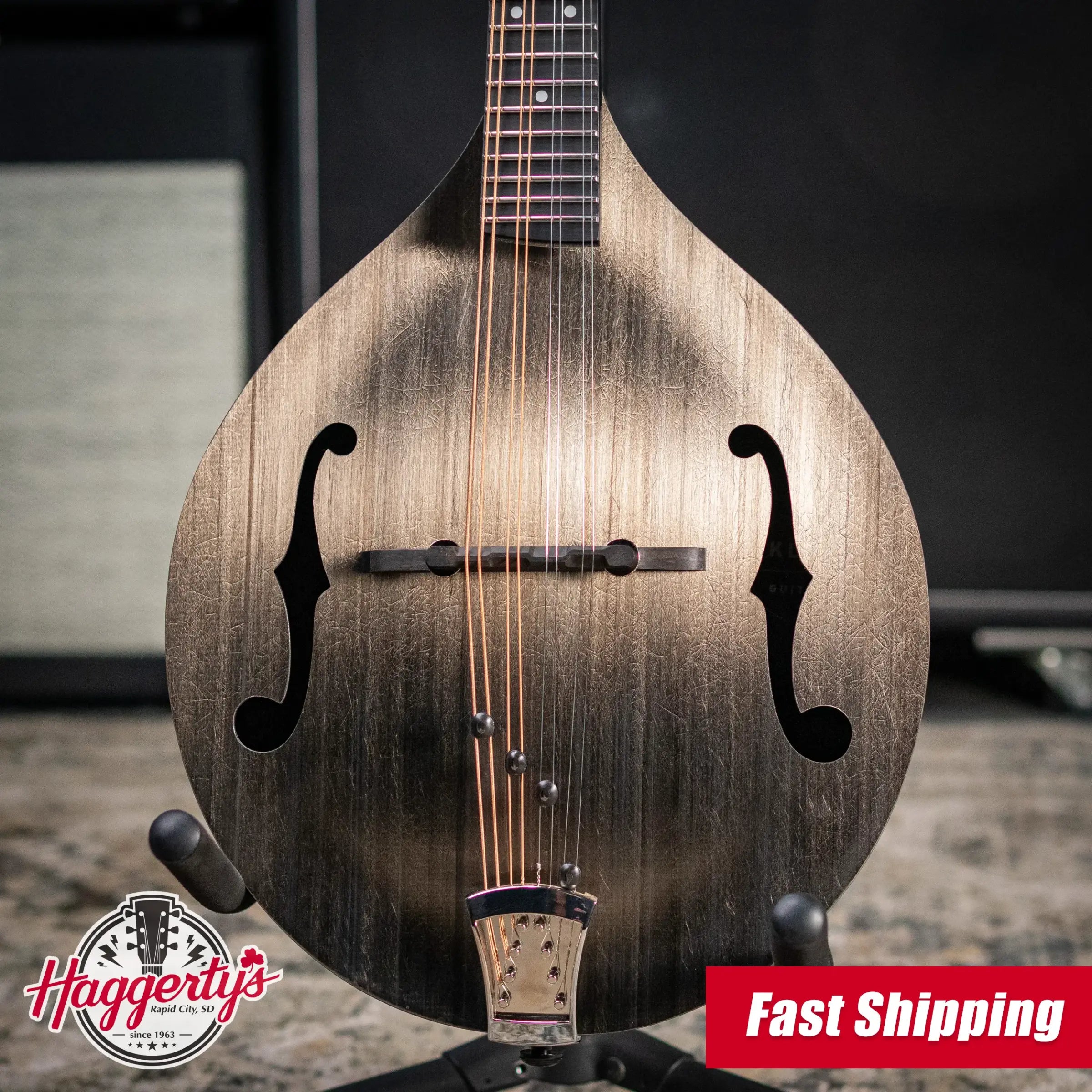 KLOS Carbon Timber A-Style Mandolin Acoustic/Electric - Transducer with Gig Bag