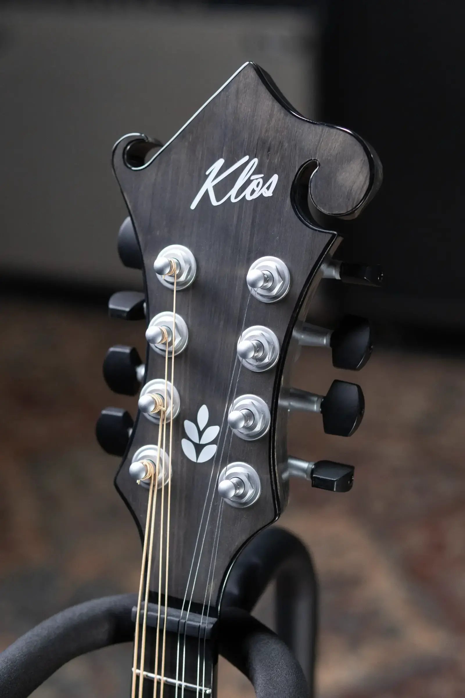 KLOS Carbon Timber F-Style Mandolin DAE EQ Acoustic/Electric with Fiberglass Hardshell Case