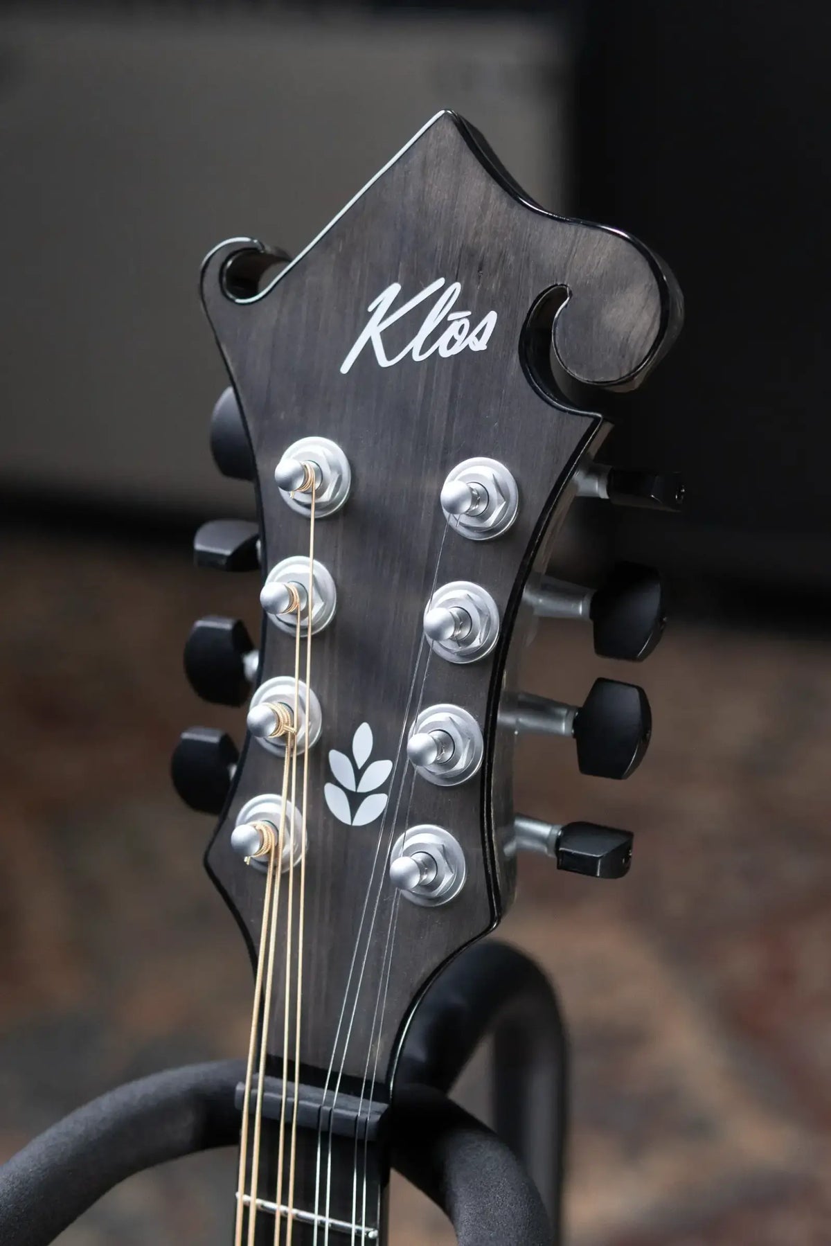 KLOS Carbon Timber F-Style Mandolin DAE EQ Acoustic/Electric with Fiberglass Hardshell Case