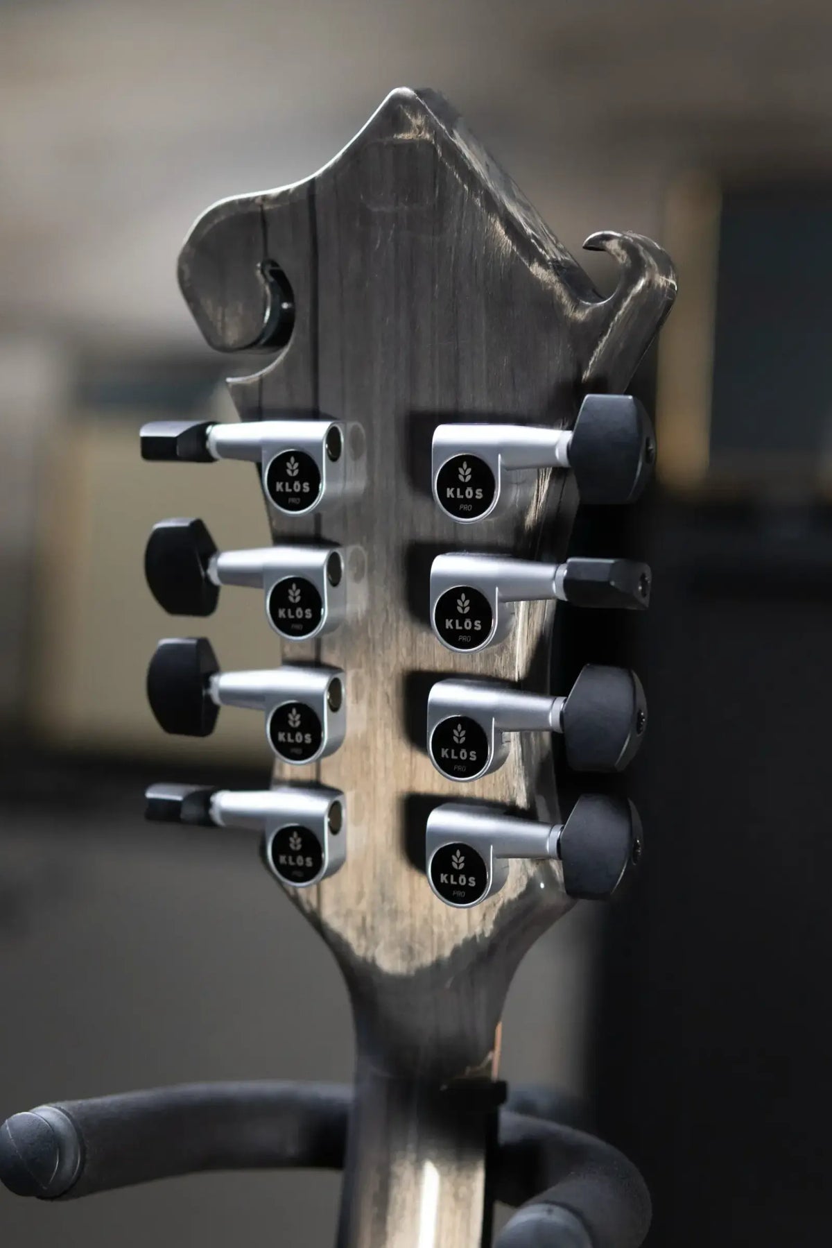 KLOS Carbon Timber F-Style Mandolin DAE EQ Acoustic/Electric with Fiberglass Hardshell Case