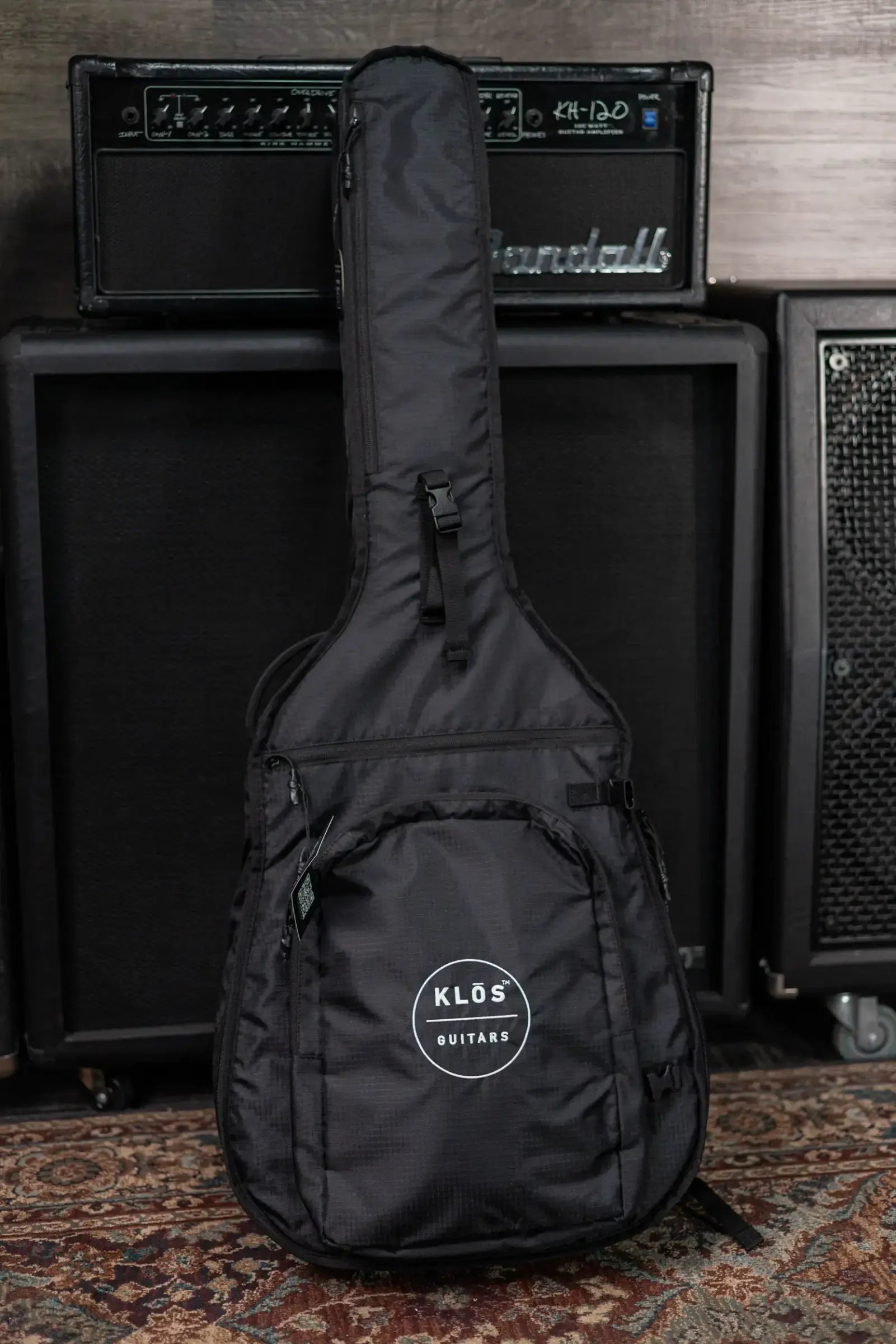 KLOS Carbon Timber Grand Cutaway 12-String DAE Acoustic/Electric Guitar with Gig Bag