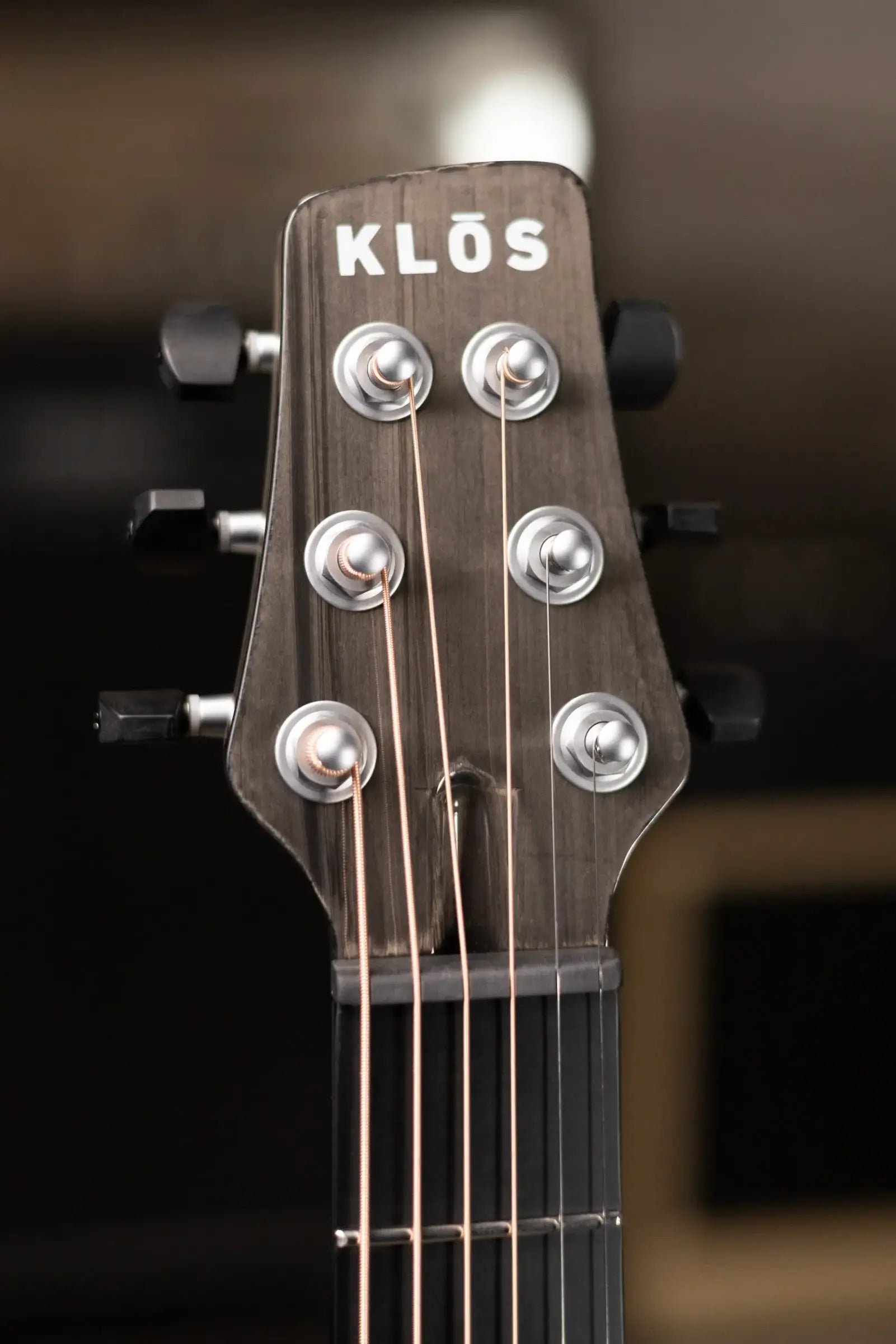 KLOS Carbon Timber Travel Guitar DAE Hyvibe Acoustic/Electric Guitar with Gig Bag