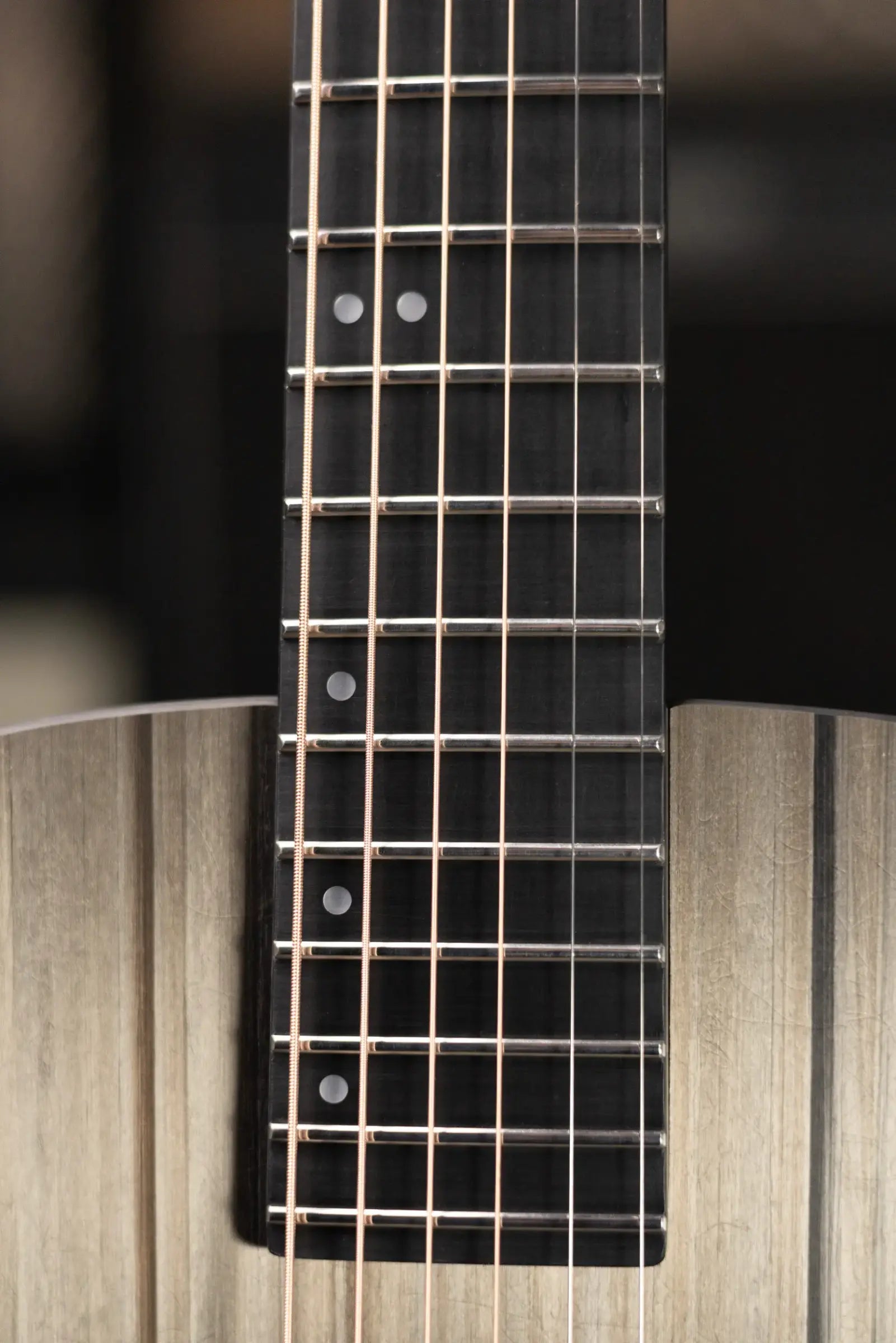 KLOS Carbon Timber Travel Guitar DAE Hyvibe Acoustic/Electric Guitar with Gig Bag