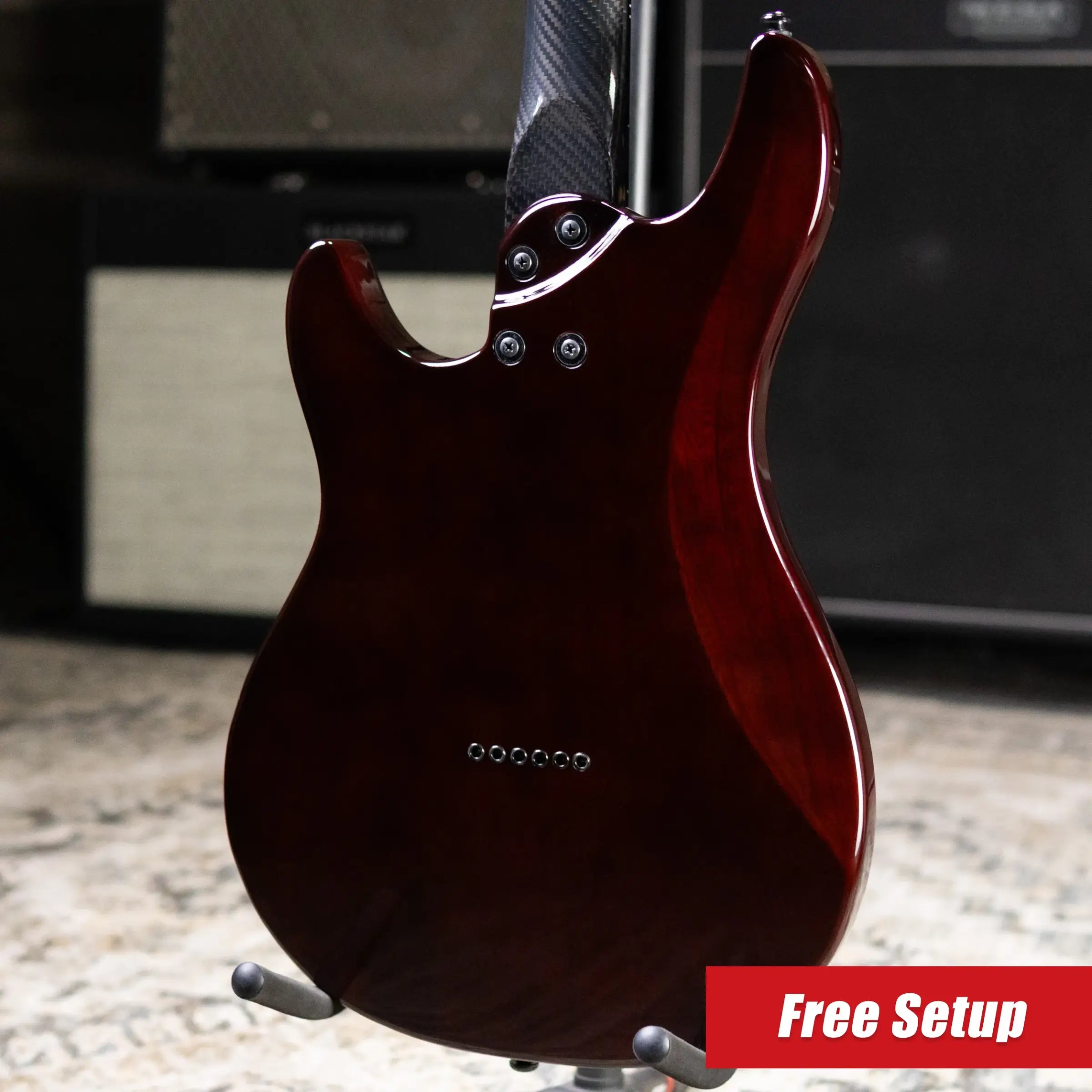 KLOS Custom Series Artemis 24 HH Electric Guitar - Flame Sunburst with Gig Bag