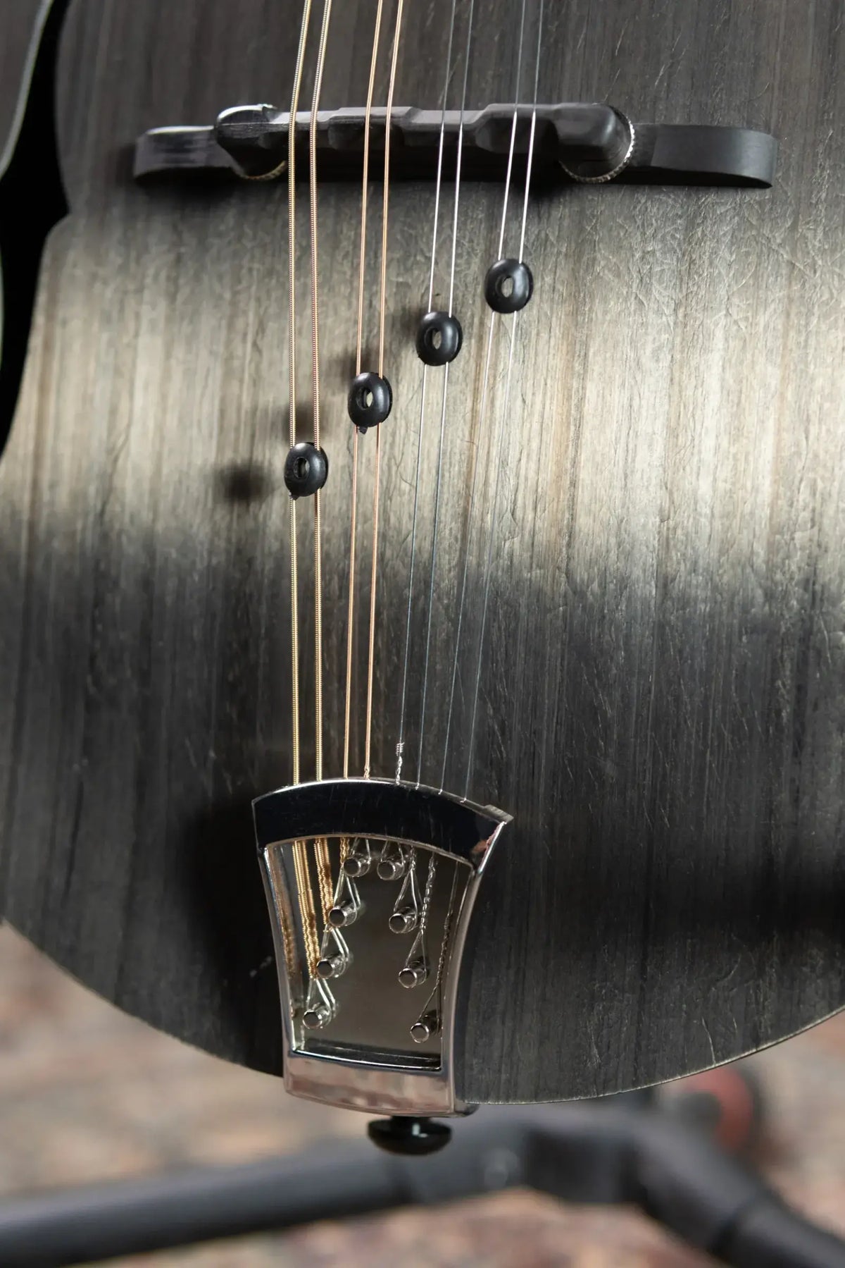 KLOS F-Style Mandolin Acoustic - Carbon Timber with Fiberglass Hardshell Case