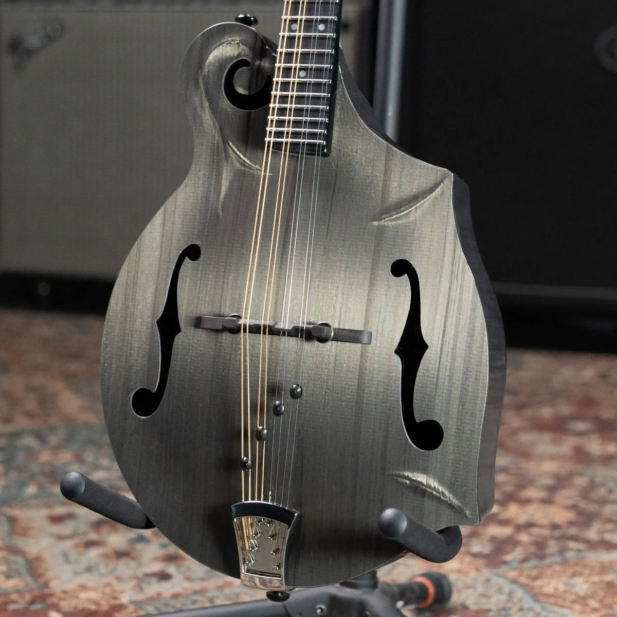 KLOS F-Style Mandolin Acoustic - Carbon Timber with Fiberglass Hardshell Case