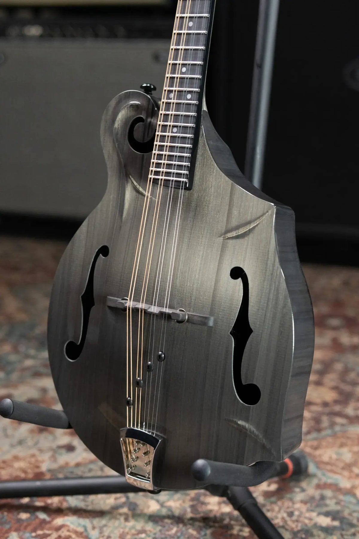 KLOS F-Style Mandolin Acoustic - Carbon Timber with Fiberglass Hardshell Case