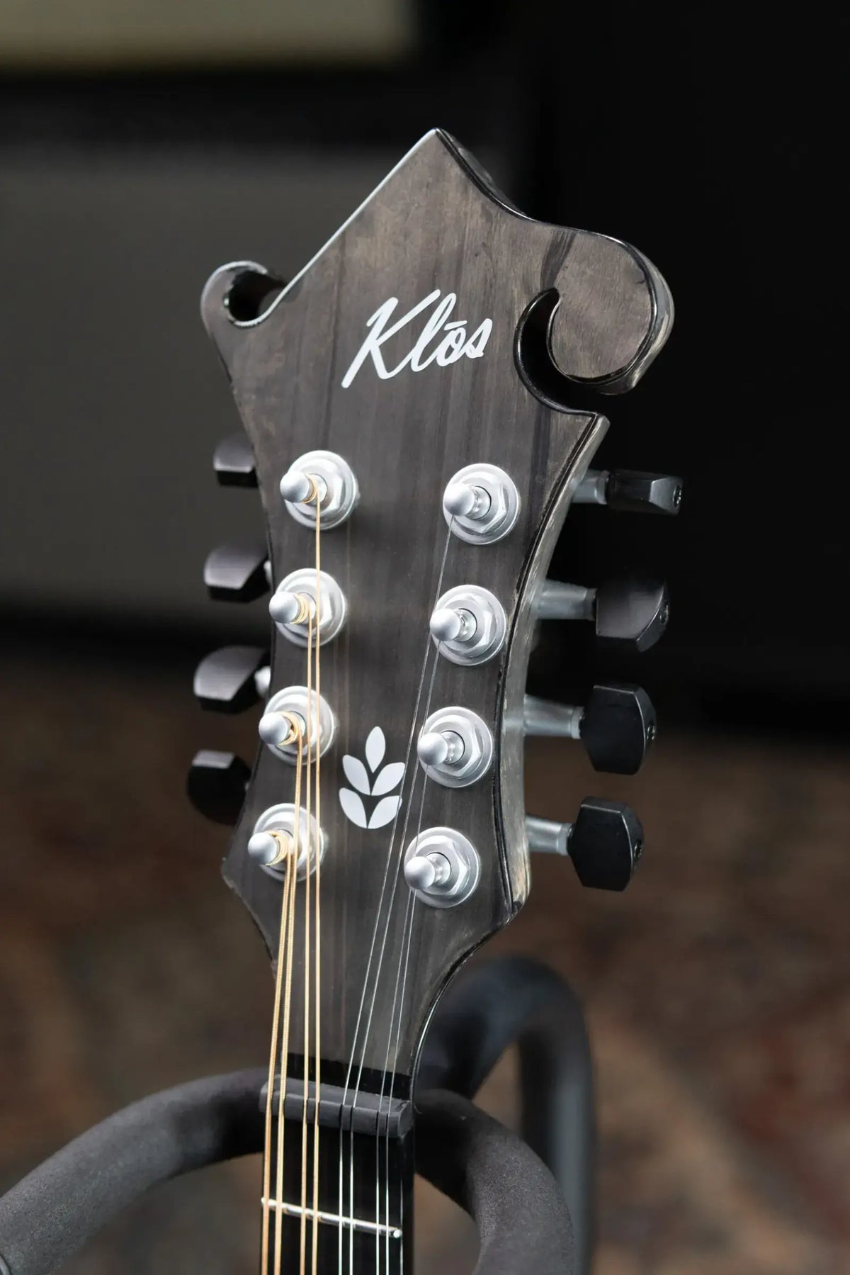 KLOS F-Style Mandolin Acoustic - Carbon Timber with Fiberglass Hardshell Case
