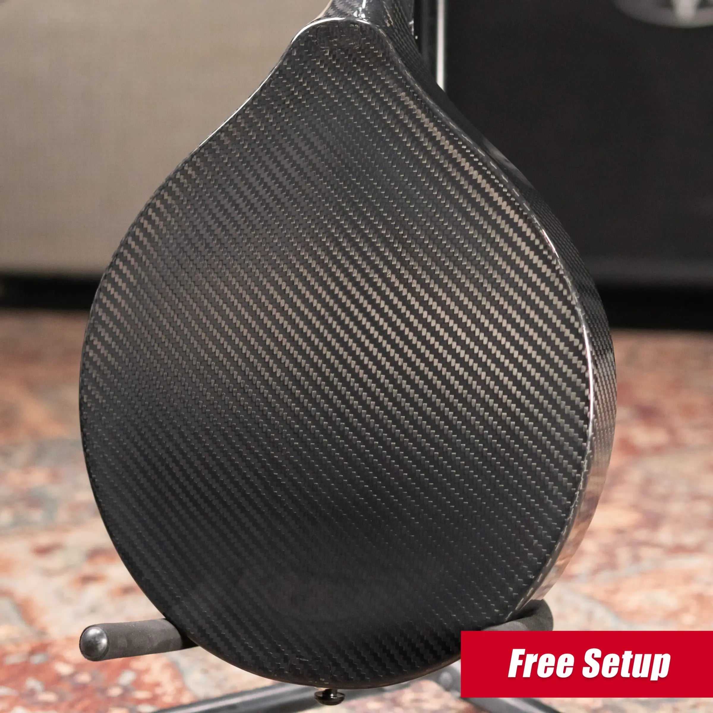 KLOS Full Carbon Deluxe Acoustic/Electric (K&K Pickup) Mandolin with Gig Bag